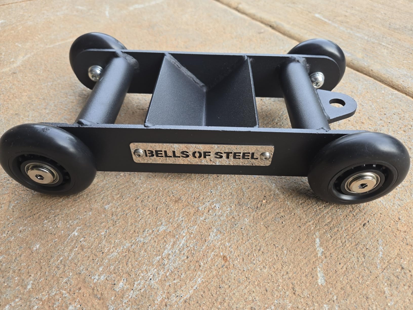 Glute Ham Glider [Bells of Steel] Home Gym Multi-Function Ab Glute Machine, Heavy Duty Ab Glute Machine for Hamstring Curl, Abdominal and Leg Workouts, Single Foot customer photo 2
