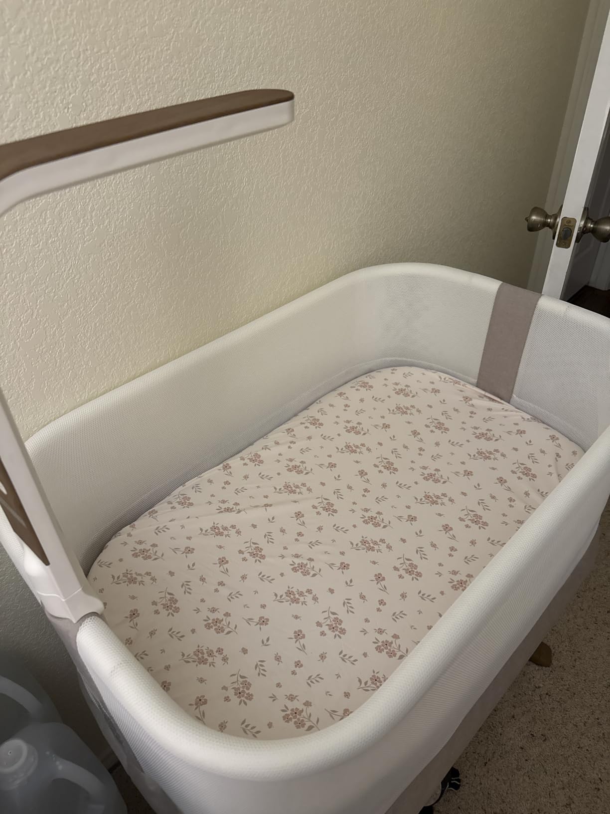 Organic Bassinet Sheets Compatible with Bugaboo Stardust, Premium Cotton, GOTS Certified customer photo 1