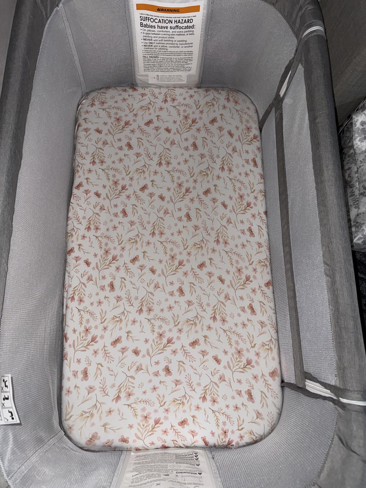 Organic Bassinet Sheets Compatible with Bugaboo Stardust, Premium Cotton, GOTS Certified customer photo 2
