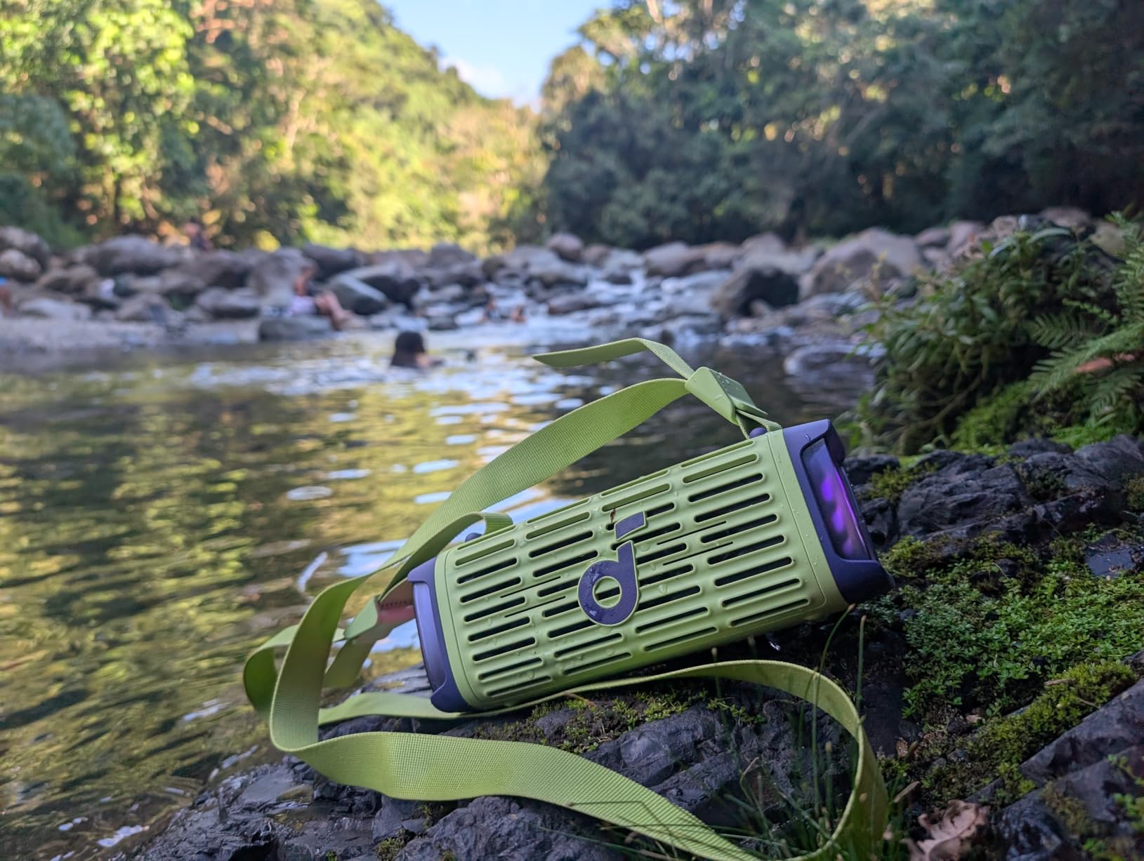 Boom 3i by Anker, 50W Compact Outdoor Speaker, Floating Playback, IP68 Waterproof, BassUp 2.0, Saltwater-Resistant, Bluetooth 5.3, 16H, TWS, ideal for Kayak/Fishing/Camping customer photo 2