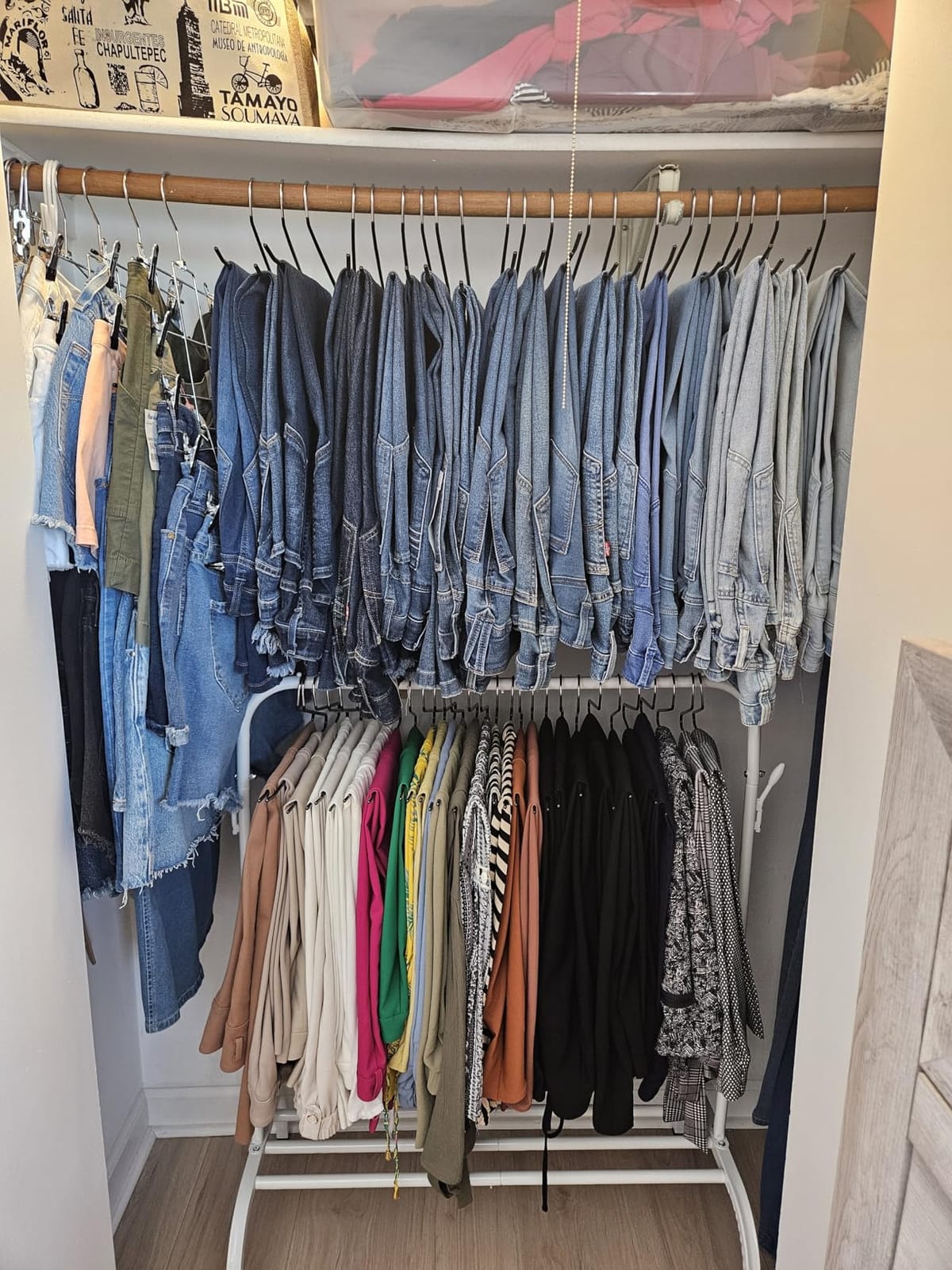 Kids Clothes Rack for Ages 3-6, Montessori Kids Clothing Rack, White | Kids Dress up Rack with Bottom Shelf & Side Hooks, Toddler Wardrobe Rack for Bedroom, Playroom, Nursery & Small Room Storage customer photo 1