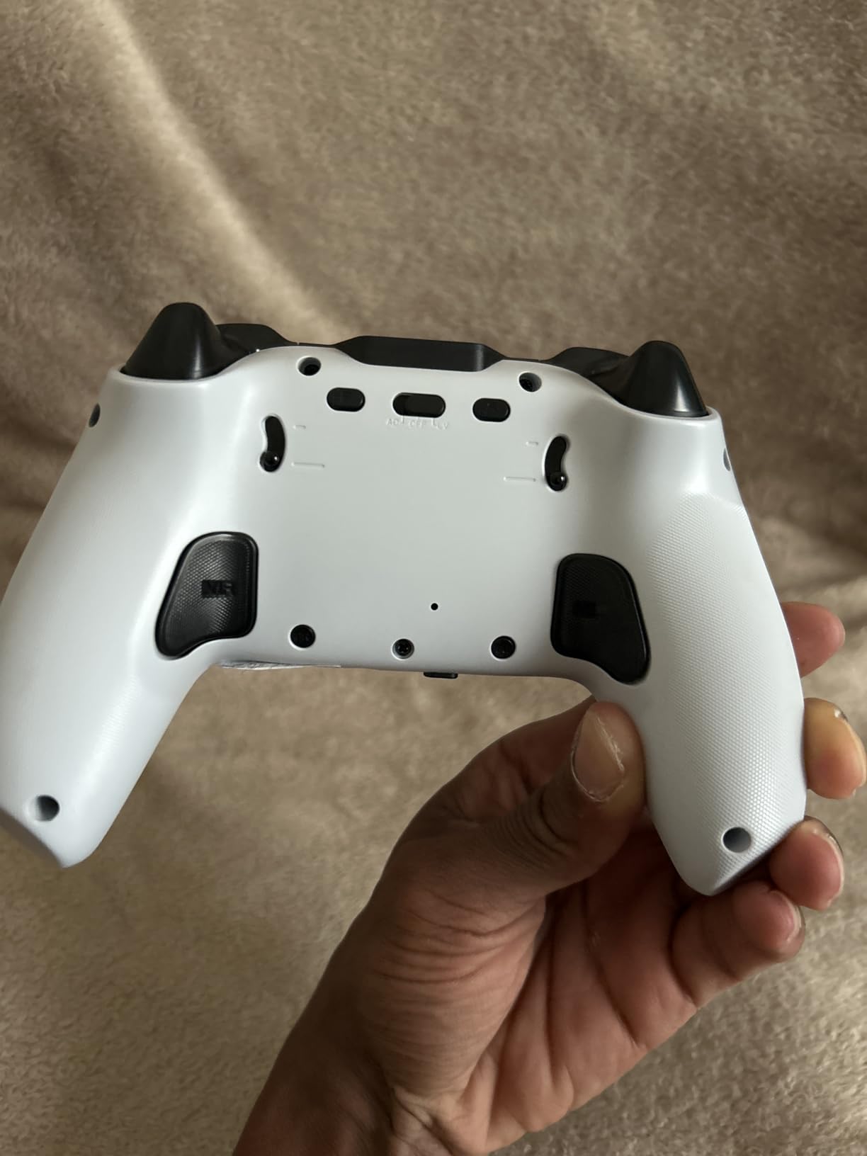 Wireless Controller for PS5, Compatible with PlayStation 5 /PS5 Pro/Slim/PC, with Hall Effect Joysticks, Back Paddles & Macro, Bluetooth 5.0, Turbo, Dual Vibration, 6-Axis Gyro, RGB Ring, 1000mAh, 3.5mm Audio Jack, PS5 Pro Controller Gamepad with Speaker customer photo 2