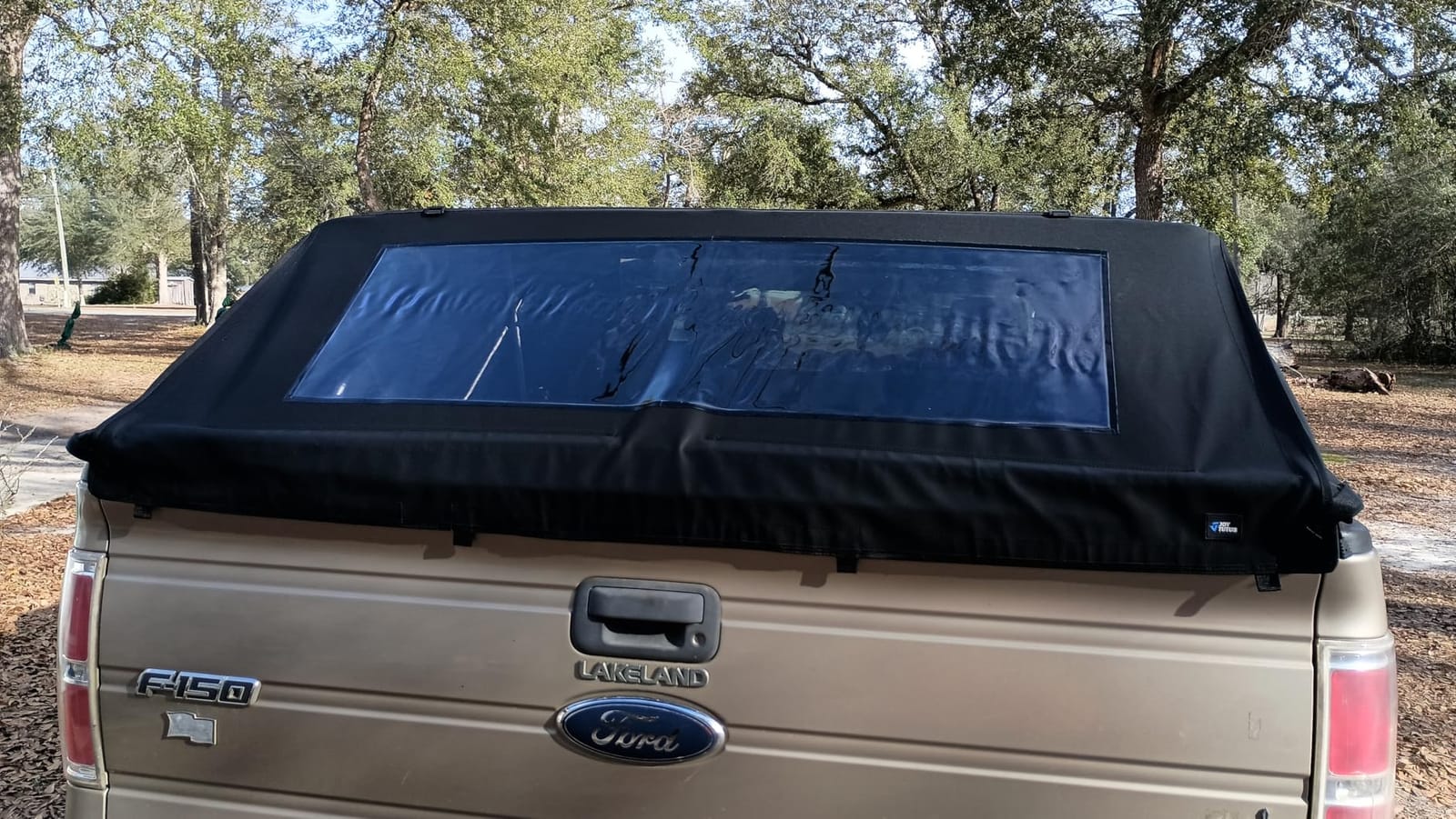JOYTUTUS Foldable Truck Bed Soft Topper Compatible with F150 2015-2026 with 5.5ft Bed, Camper Shell Truck Top customer photo 1