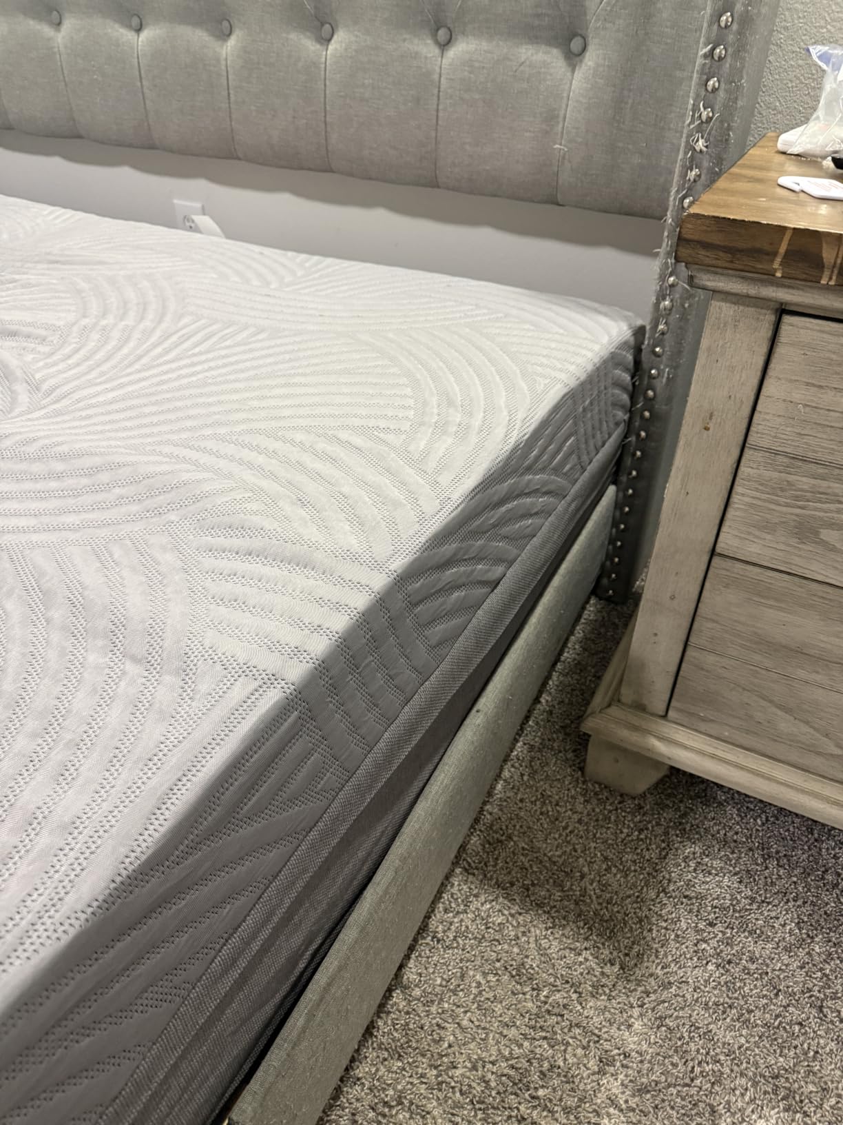 Sweetnight CoolNest 16 Inch Queen Size Mattress, Cool Memory Foam Mattress | Cool Night Sleep, 5-Zone Ergo Support for Pressure Relief, Enhanced Breathability, Medium Feel, CertiPUR-US Certified customer photo 1