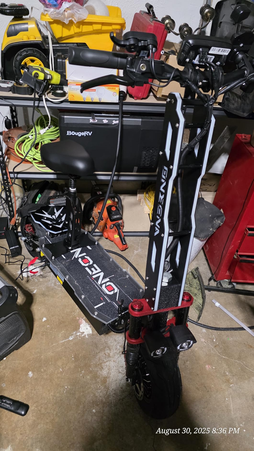 Electric Scooters Adults - 5600W Dual Motor, 45 MPH Fast Escooter 55 Miles Long Range Battery E Scooter for Adult, 11 Inches Off Road Tires Foldable E-Scooters customer photo 2