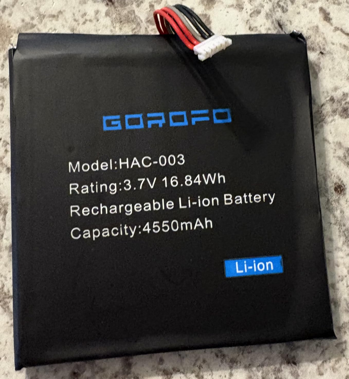 HAC-003 Battery Compatible with Nintendo Switch HAC-001 / HAC-001(-01) Console, 4550mAh Li-ion Replacement Battery customer photo 2