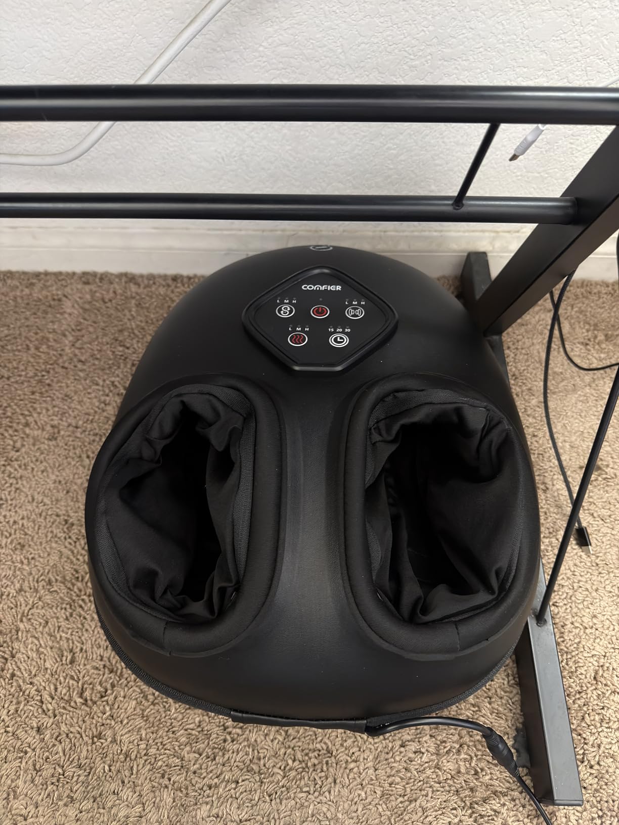 COMFIER FSA Eligible Foot Massager with Heat, HSA Eligible Shiatsu Foot Massager Machine for Plantar Fasciitis, Kneading & Compression for Neuropathy Pain, Fits up to Size 14, Mothers Day Gift customer photo 2