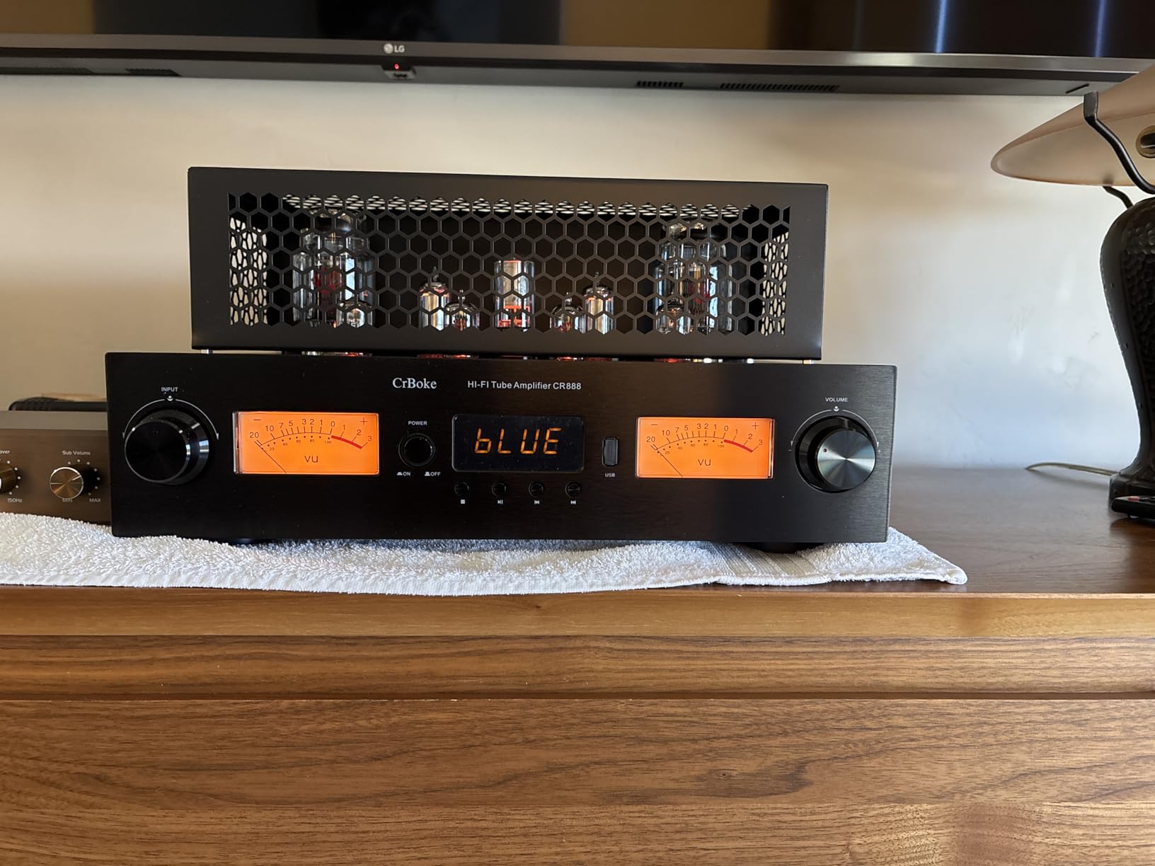 CR888 Hi-End Class A KT88 Single-Ended Tube Amplifier Integrated AMP Power Amplifier with Built-in APTX-HD Bluetooth and Active Subwoofer Output customer photo 1