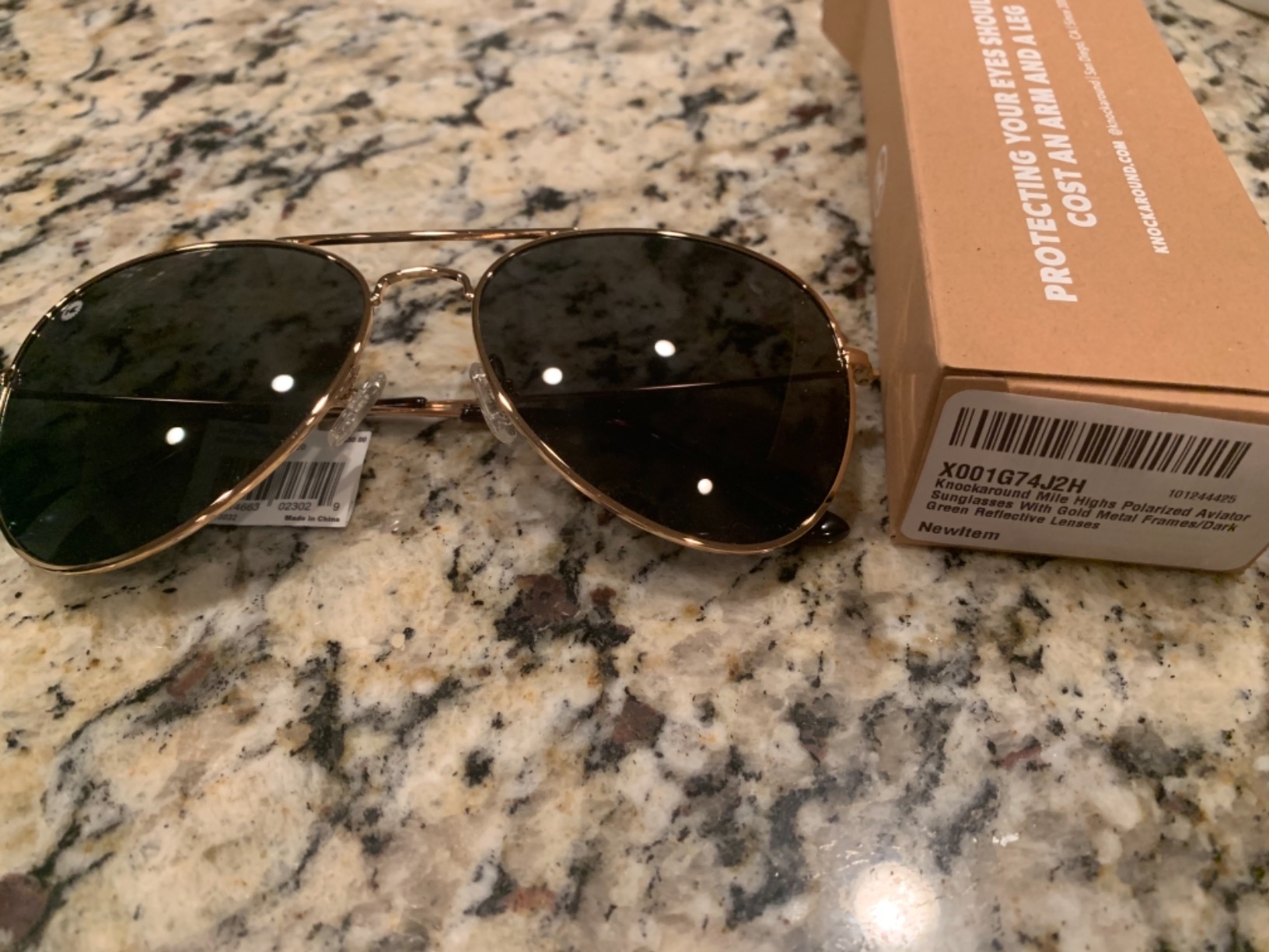 Knockaround Polarized Aviator Sunglasses for Men & Women - UV Protection customer photo 2