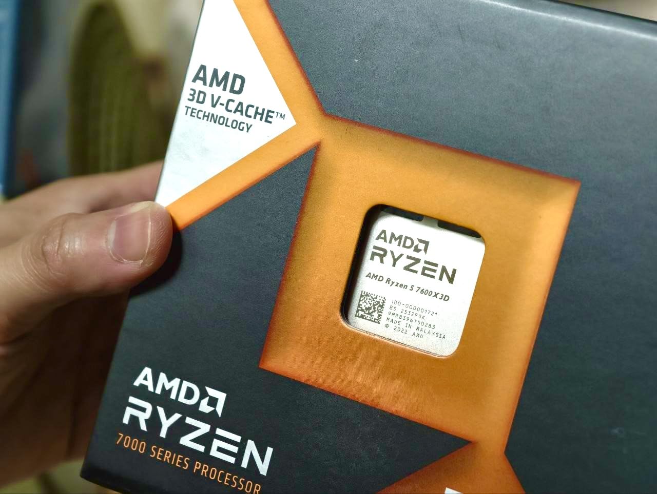 AMD Ryzen 5 7600X3D Raphael AM5 4.1GHZ 6-CORE Boxed Processor customer photo 2
