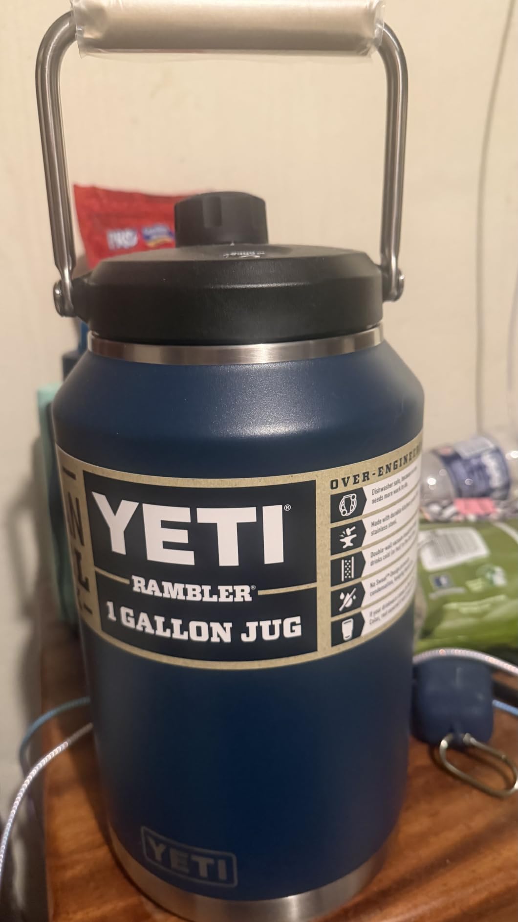 YETI Rambler Gallon Jug 2.0, Vacuum Insulated, Leakproof, Stainless Steel with MagCap, Rescue Red customer photo 2