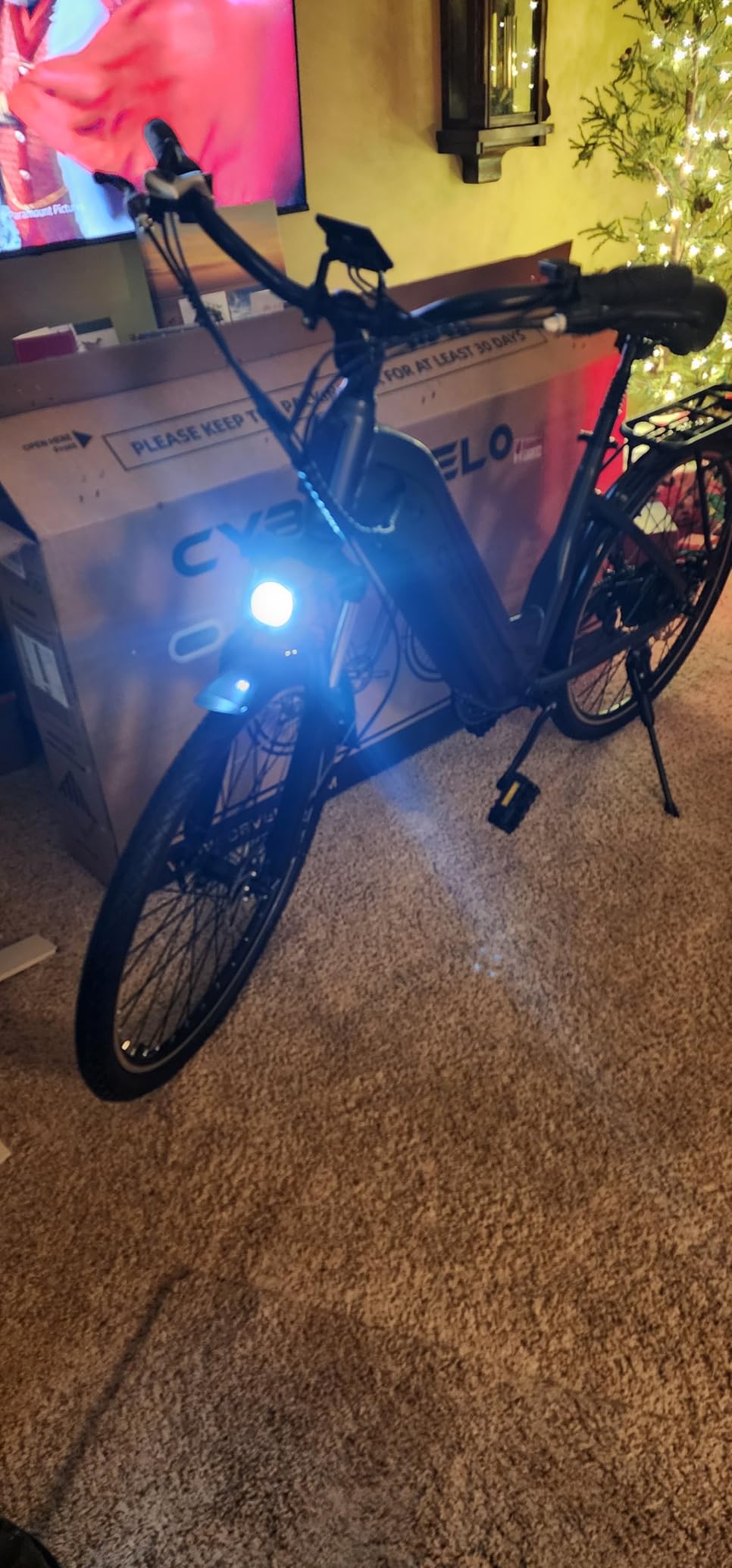 Cybervelo 1000W Peak Electric Bike for Adults, up 80 Miles Removable Battery Ebike, 26