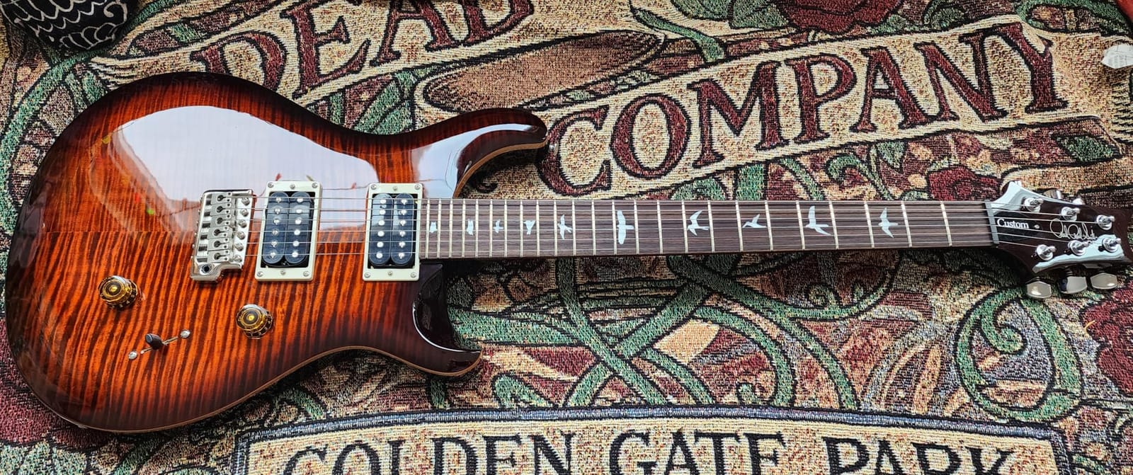 PRS SE Custom 24 Exclusive, Orange Tiger Smokeburst customer photo 1
