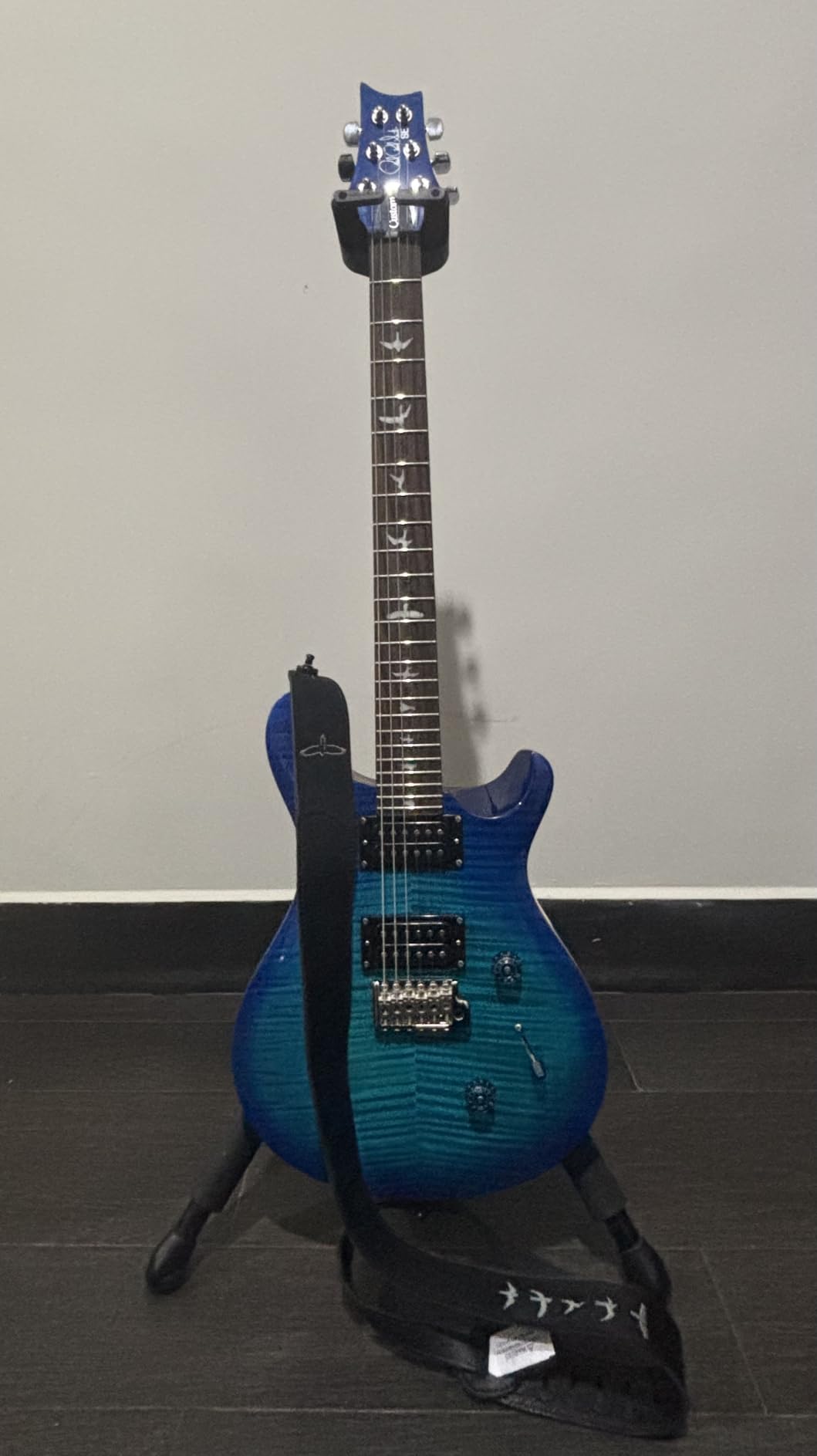PRS SE Custom 24 Exclusive, Orange Tiger Smokeburst customer photo 2