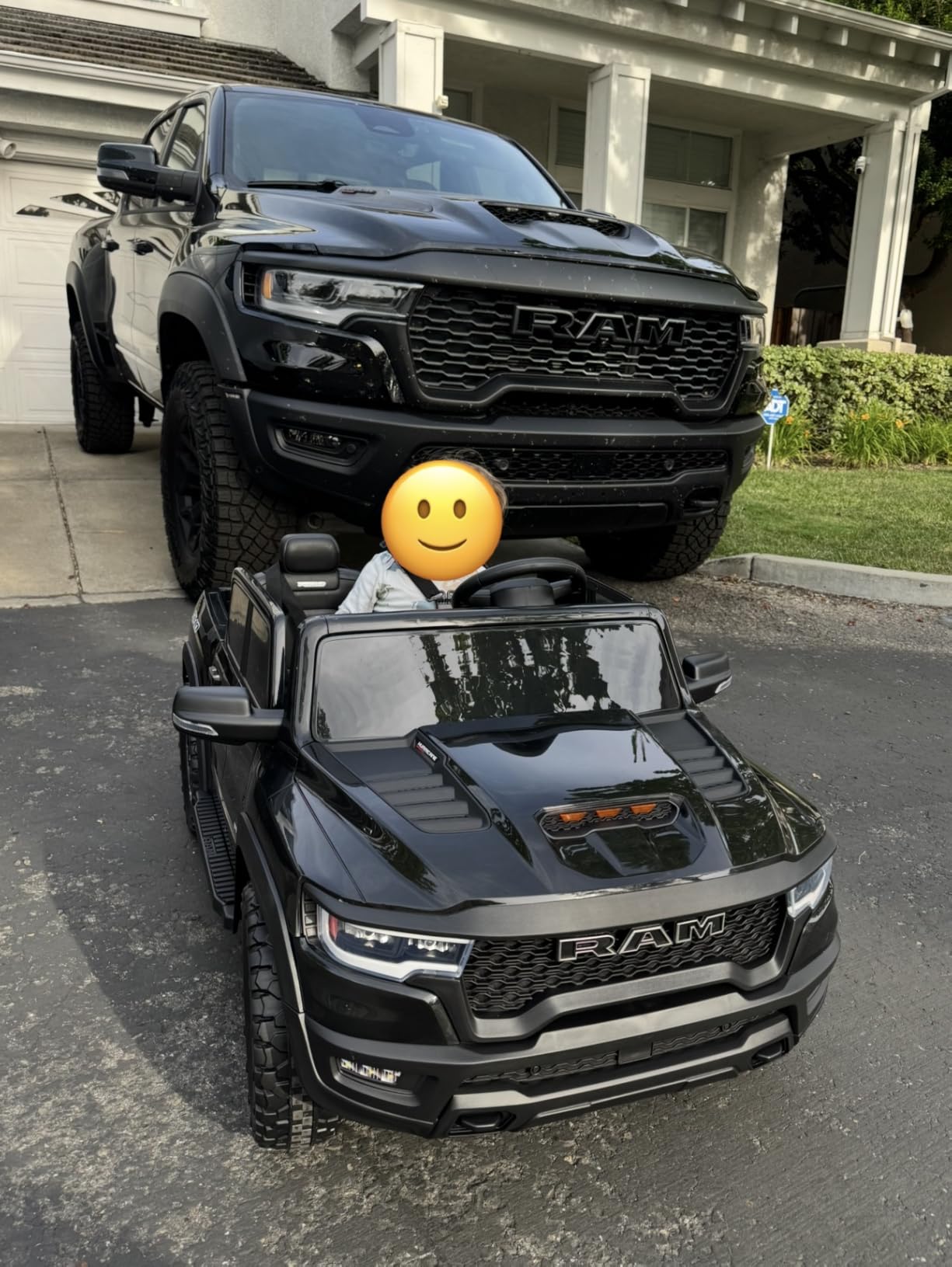 First Ride On 2 Seater Electric Car for Kids, Licensed RAM 1500 RHO 24V Ride on Truck w/Remote Control, Toddler Ride on Toys w/Bluetooth, LED Lights, Spacious Truck Bed, Gear Shifter customer photo 2