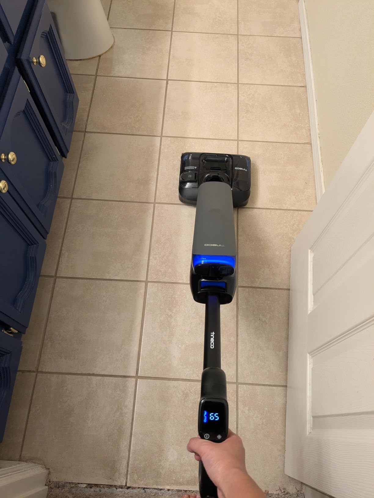 Tineco Wet Dry Vacuum Cleaner 22kPa Suction Floor Cleaner Mop, 50 Min Runtime, iLoop Smart Sensor, DualBlock Anti-Tangle Design, 185℉ Flashdry, Dual-Edge Cleaning, 180° Lay-Flat, Floor One S7 Artist customer photo 1