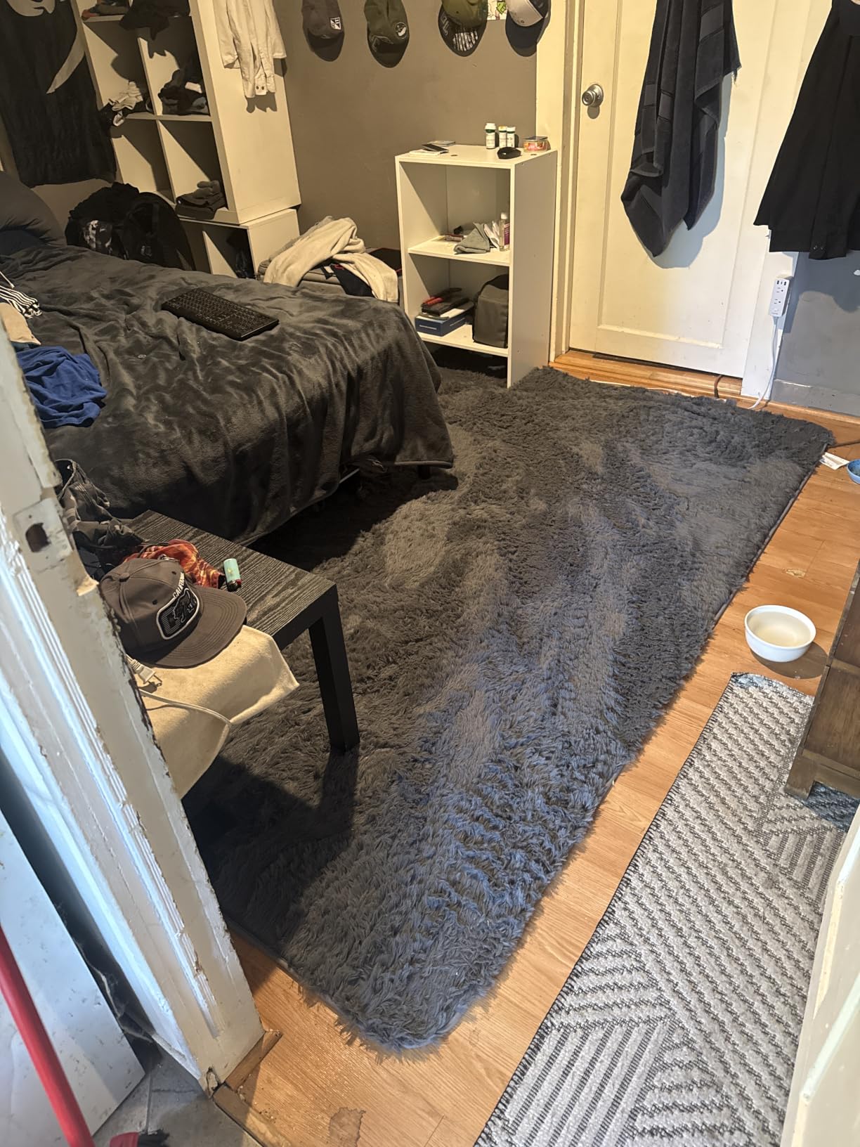 8x10 Fluffy Shag Area Rugs for Living Room Bedroom: Soft Plush Carpet Grey | Upgraded Non-Slip Thick Memory Foam, Ultra Soft, Non-Shedding Fuzzy Carpet, Easy Clean Decor for Kids Room, Nursery, Playroom customer photo 2