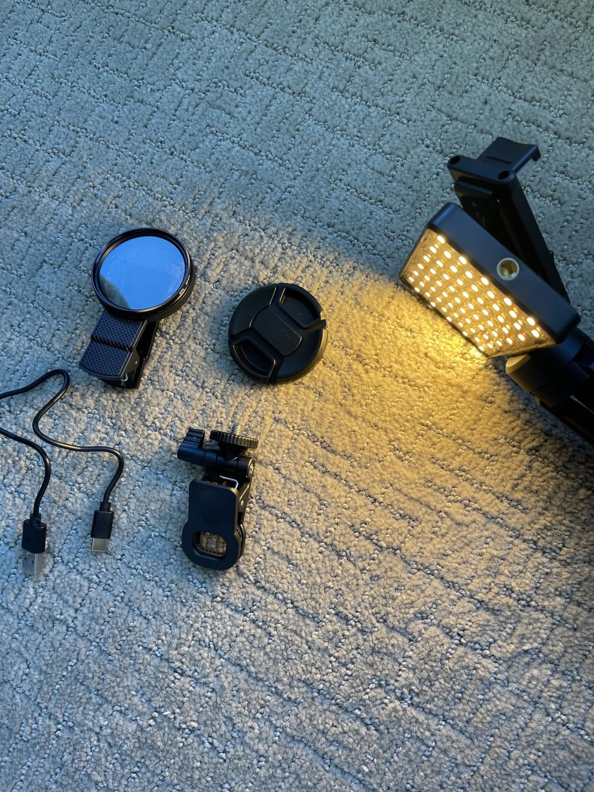 Tattoo Light Kit with 120LED and CPL Filter Lens, Polarized Light for Tattoo, Tattoo Equipment & Supplies, Compatible with iPhone DSLR Camera, Tattoo Lighting Lamp Food Photography Remove Glare customer photo 1