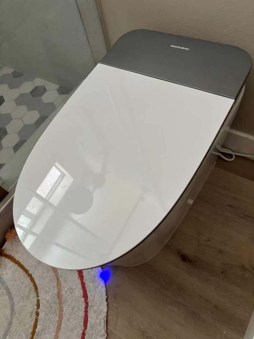 Casta Diva Smart Toilet With Bidet Built in Auto Open 1000g MaP Flush K030 customer photo 1