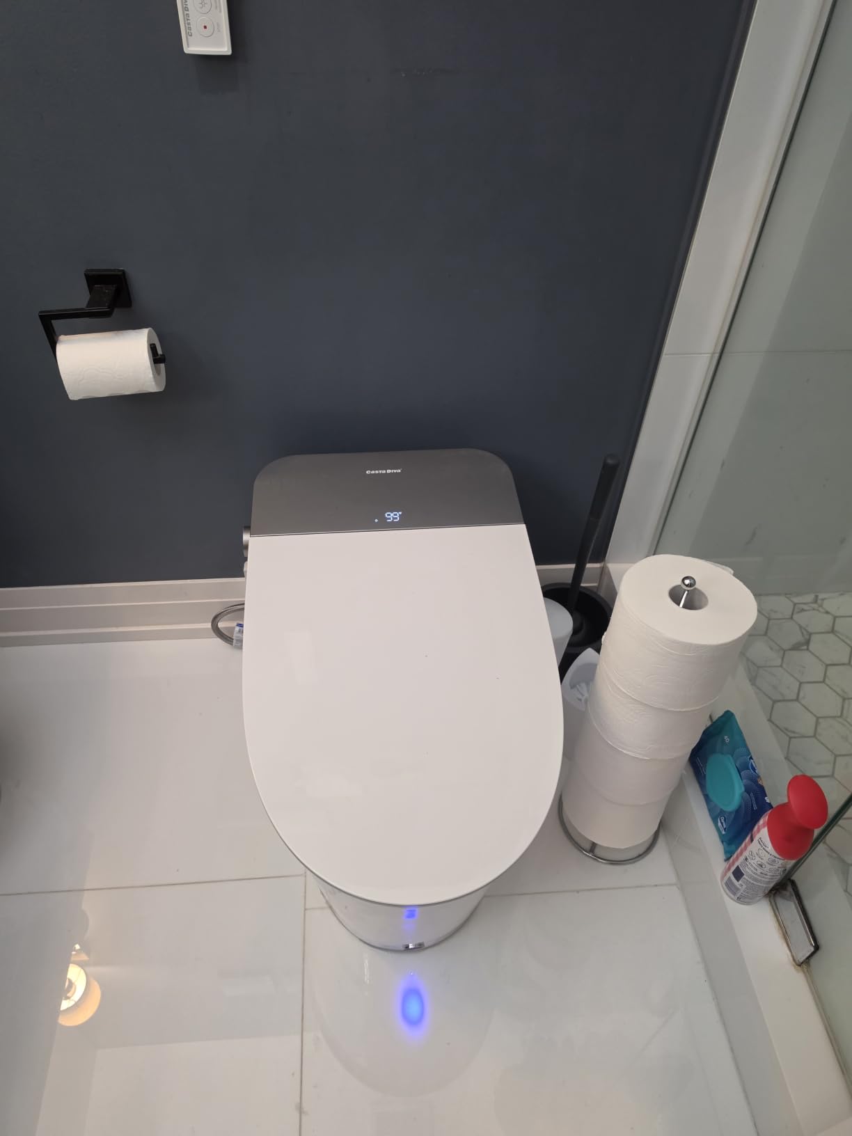 Casta Diva Smart Toilet With Bidet Built in Auto Open 1000g MaP Flush K030 customer photo 2