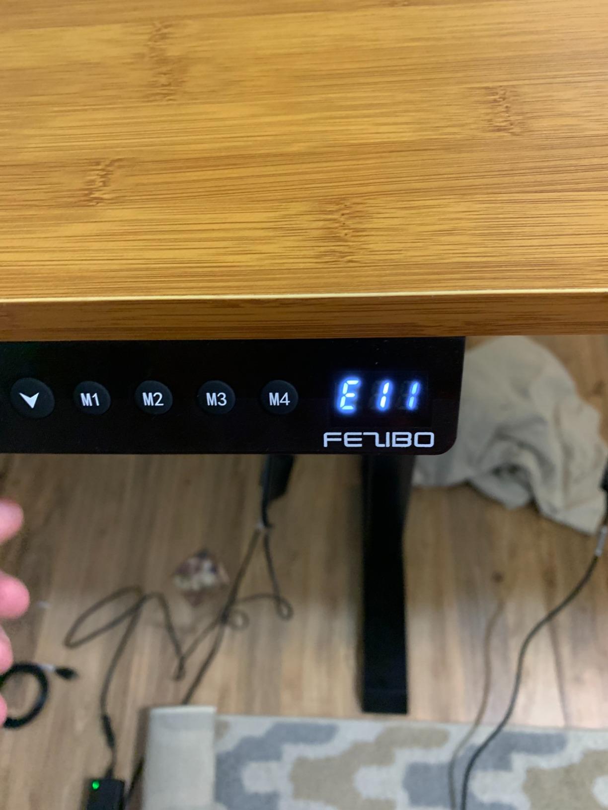 FEZIBO L Shaped Electric Standing Desk, 63x48 inch Large with Drawers | Reversible Tabletop, 2 Memory Height Settings | Home Office & Gaming Height-Adjustable Table, Light Walnut customer photo 1