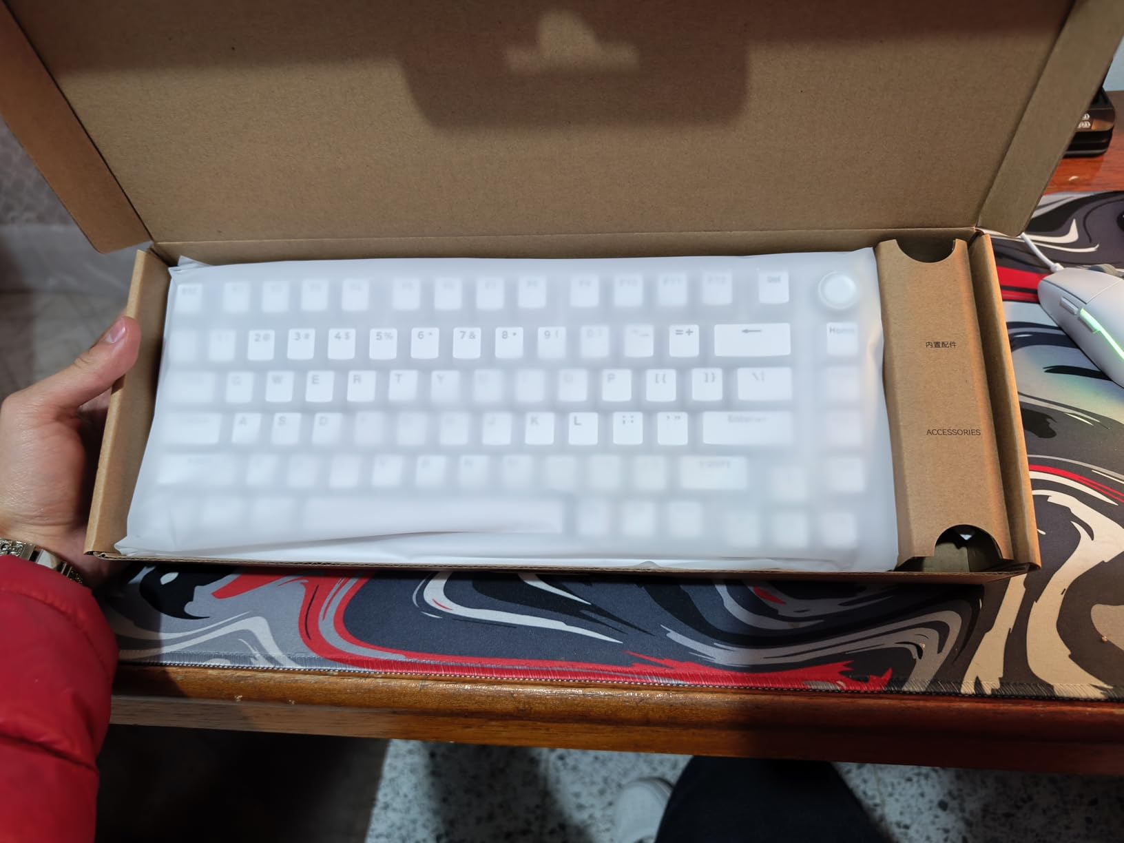 DIERYA DK68E 60% Mechanical Gaming Keyboard, Hot-Swappable, Wired, Black | Gasket Mount, Pre-Lubed Linear Switches, 5-Layer Foam, Programmable, Volume Knob, RGB Backlight, Double-Shot Keycaps customer photo 2