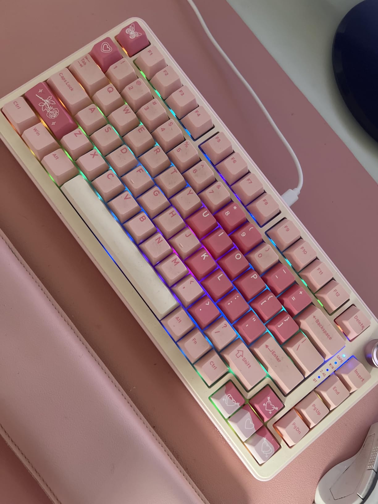 YUNZII B75 PRO 75% Wireless Mechanical Keyboard(Matcha Green,Cocoa V2) customer photo 1