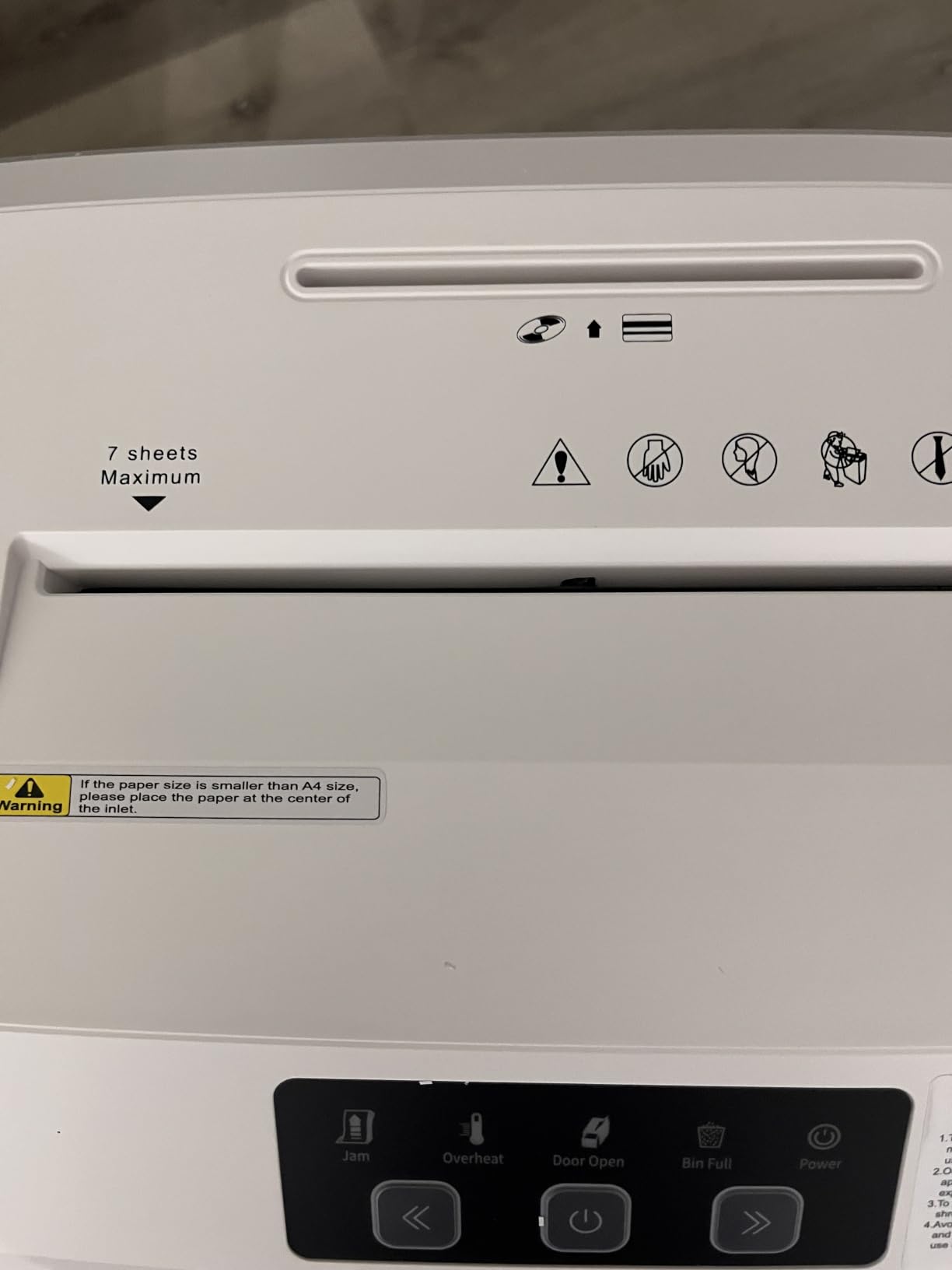Professional Commercial Paper Shredder, P-7 Security Micro-Cut | 1x1.7mm Heavy Duty shredder, CDs/Cards/Staples with 6-Gal Bin for Home/Office/Industrial/Business Use-Confidential Documents customer photo 2
