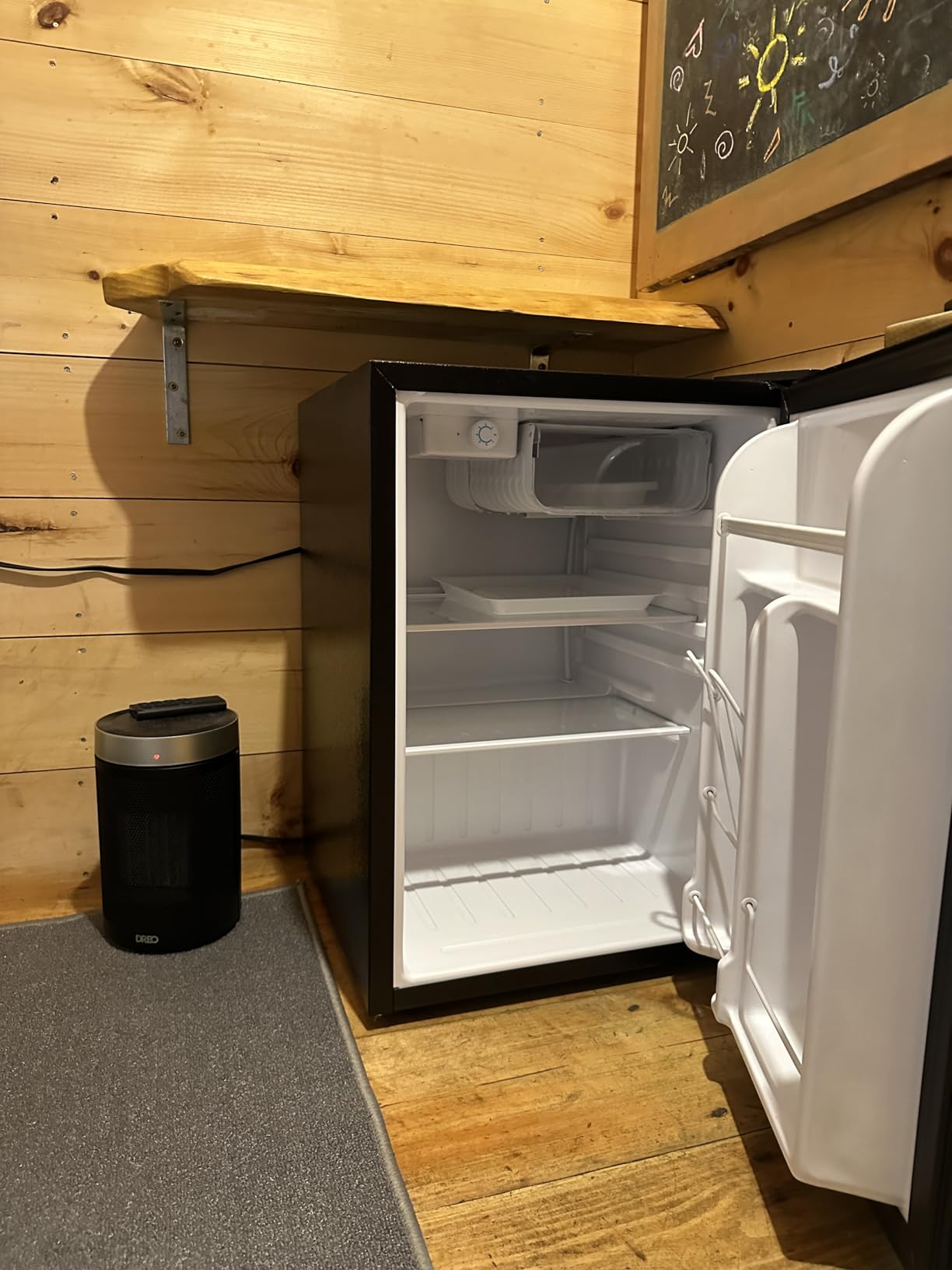 Antarctic Star 2.56 Cu.Ft. Mini Fridge with Freezer, Small Refrigerators with Adjustable Thermostat, Low Noise, Energy Saving, Compact Refrigerators for College Dorm, Office, Bedroom, Apartment, White customer photo 1