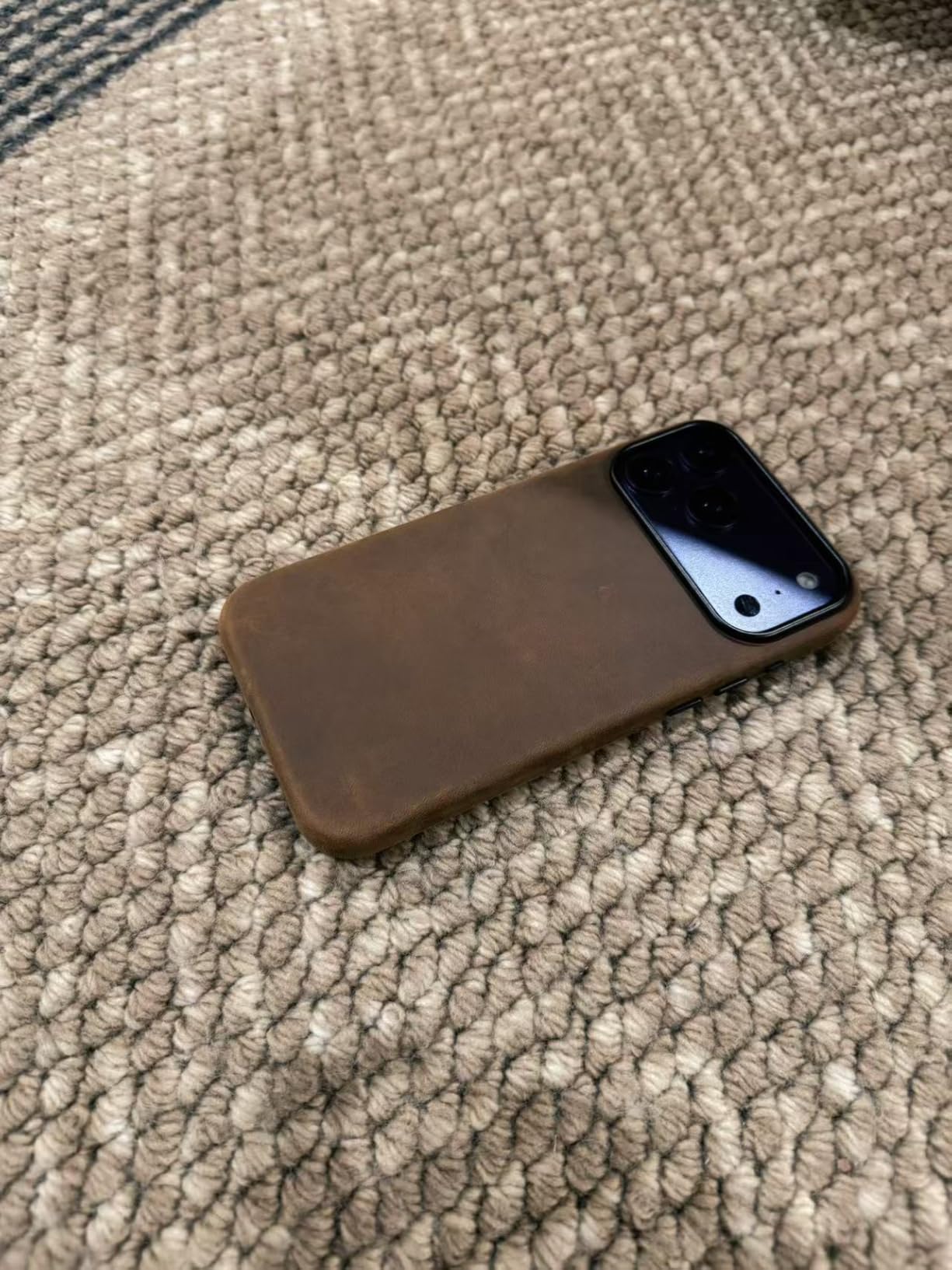 Belemay Crazy Horse Leather Case for iPhone 17 Compatible with MagSafe 6.3