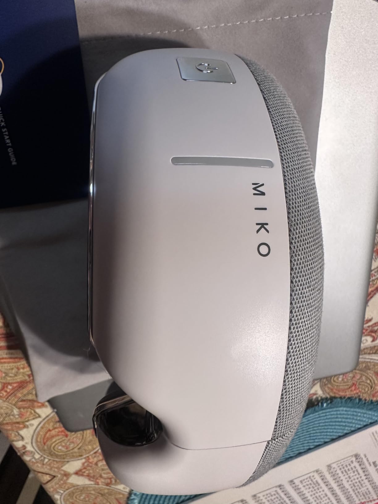 MIKO Gaze Eye Massager with Heat and Air Compression | 4 massage modes, Bluetooth music & up to 120-minute cordless use; helps relieve eye strain, headaches and tension customer photo 2