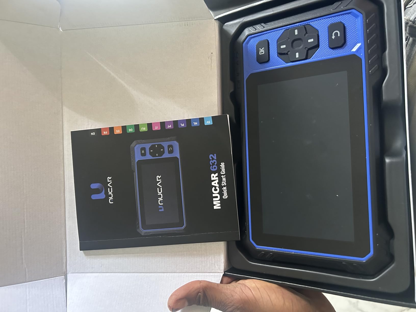 OBD2 Scanner, MUCAR 632 Elite AI-Assisted Bidirectional Scan Tool, 15 Reset Services Oil/TPMS/EPB/BMS/SAS/Brake/Throttle Car Scanner Diagnostic Tool, AutoAuth FCA, CANFD, AutoVIN, Lifetime Free Update customer photo 2