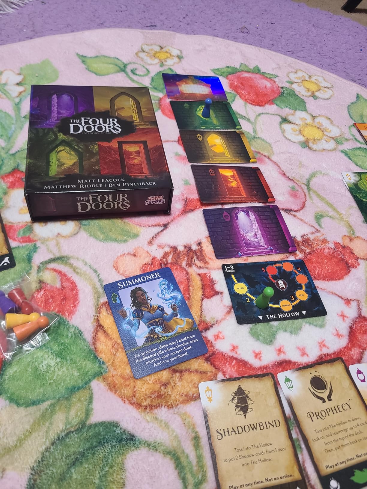 Happy Camper - The Four Doors | Cooperative Game by Pandemic and Forbidden Island Creator | Perfect for Solo Play, Two Players, and Small Groups | Portable Adventure Game customer photo 1