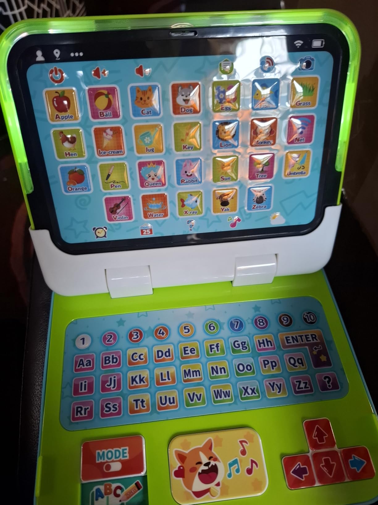 Kids Laptop Tablet for Toddler 1-3, 2-in-1 Toy Computer Learning Toys | Educational Toys with Lights Sounds for Baby 12-18 Months, 1st Christmas Birthday Travel Gifts for Boys Girls 1 2 3 Year Old customer photo 2