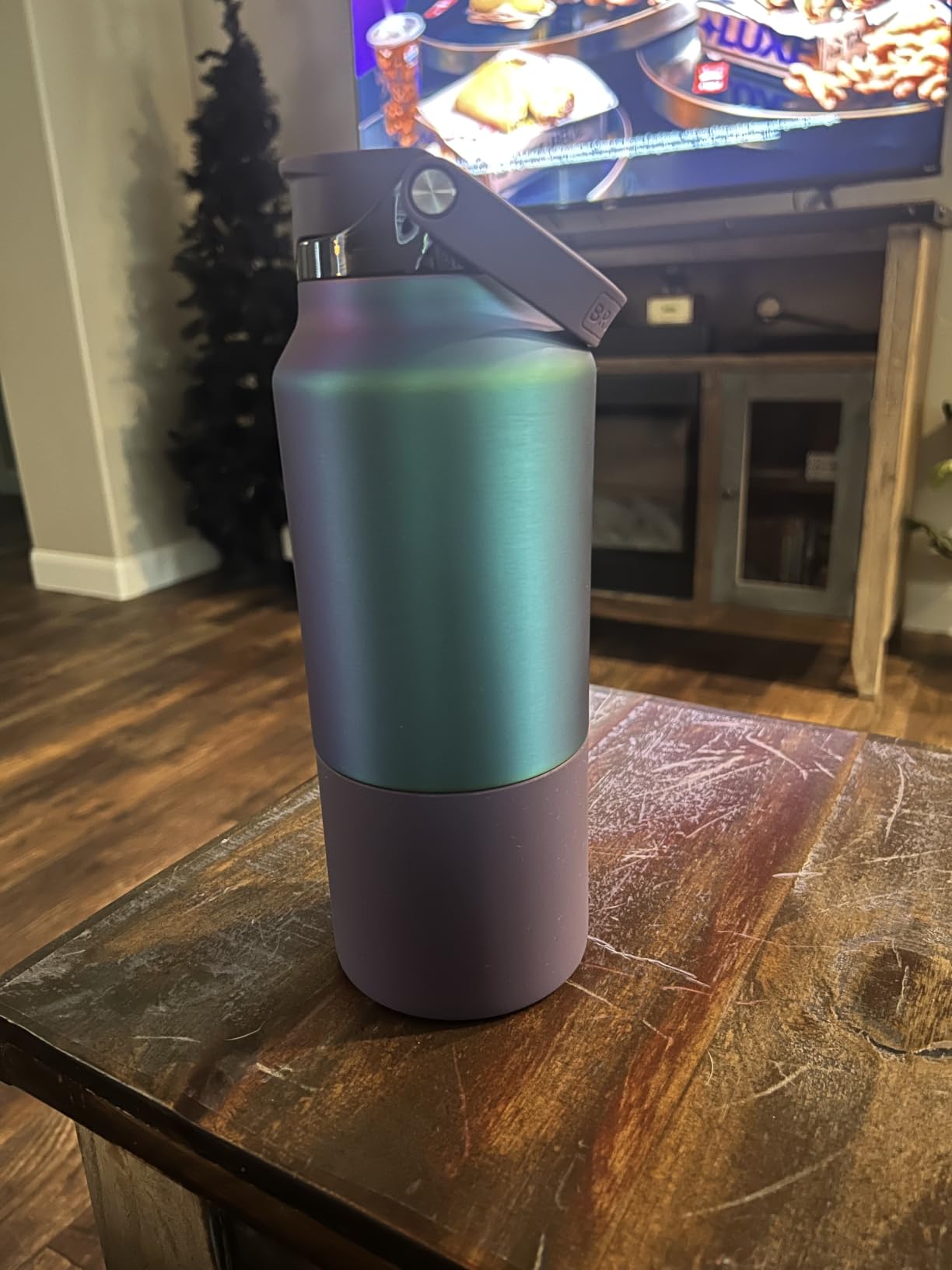 BrüMate Rise 25oz Water Bottle With 100% Leakproof Covered Silicone Straw | Insulated Stainless Steel Water Bottle | Cup-Holder Friendly | Fast Flow | Soft Sip Silicone Spout | BPA-Free (Matte Black) customer photo 1