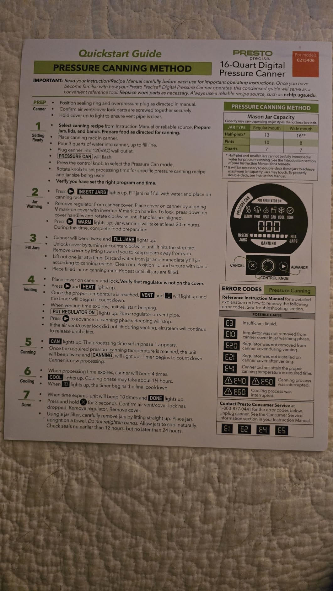 Presto 02154 16-Quart Digital Pressure Canner customer photo 2