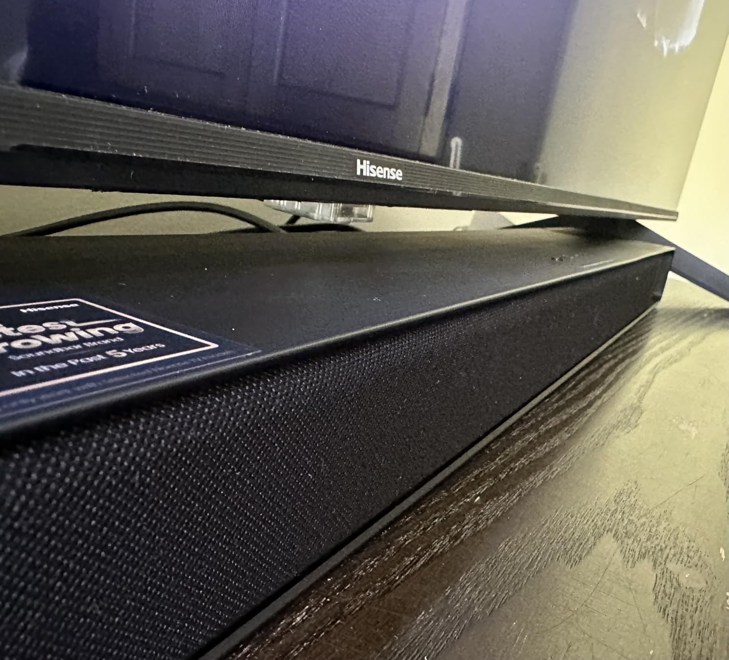 Hisense AX3120Q 3.1.2ch Soundbar with Wireless Subwoofer, Up-Firing Speakers, Dolby Atmos, DTS:X, Bluetooth 5.3, HDMI eARC, Roku TV Ready, App Control & Remote Control, 7 EQ Modes, Hi-Concerto customer photo 1