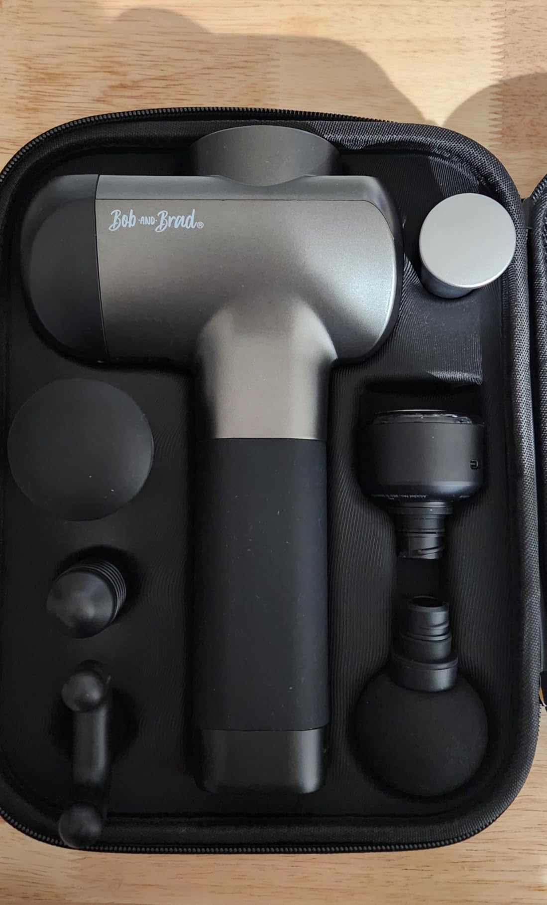 BOB AND BRAD X6 Ultra Massage Gun with Heat & Infrared Light, FSA Eligible | HSA Professional Percussion Deep Tissue Muscle Massager Gun for Athletes, Metal Head, 5 Speed, 6 Replacements, Birthday Gifts customer photo 2