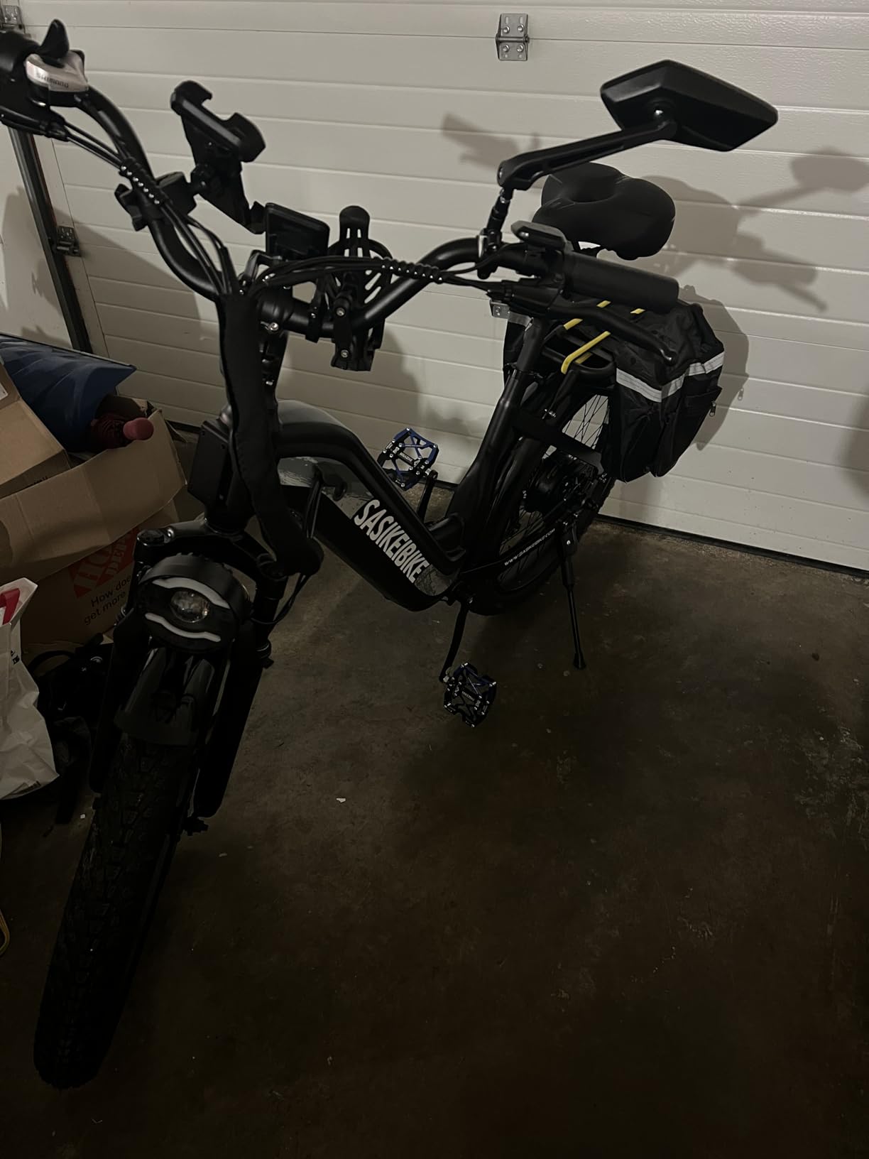 1500W Motor Electric Bike for Adults & Teenager, 48V 20AH Removable Battery Ebike, 24inch Fat Tire Electric Bicycle, Step-Thru E Bike for Commuting & Mountain, Front Suspension customer photo 1