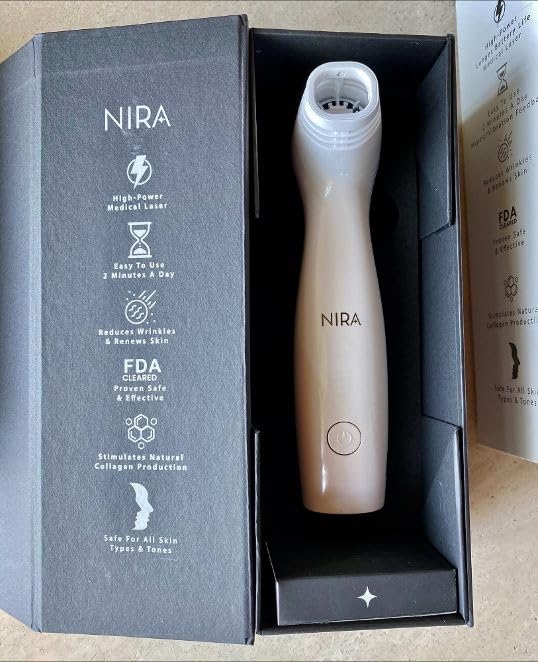 NIRA - FDA Cleared Anti Aging Laser, Red Light Mask Alternative, Large Area | Clinically Proven Wrinkle Reduction, Longevity Technology, Pain Free Collagen Stimulation, Face, Neck and Chest Treatment customer photo 1