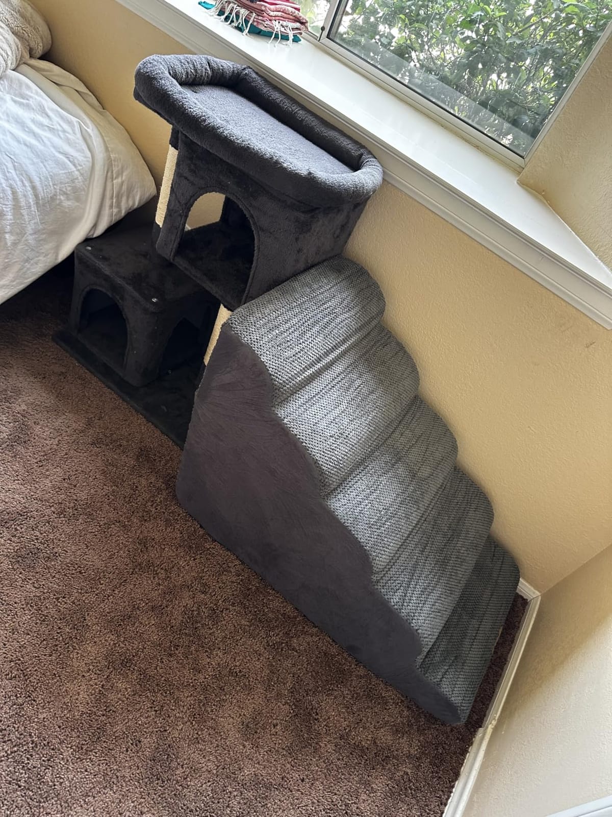 Miorun Extra Wide Dog Stairs for Large Dogs, 25