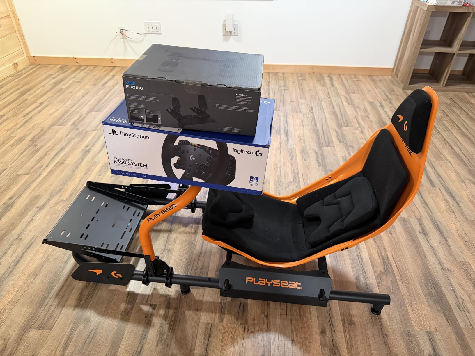 Logitech G RS Sim Racing Pedals (with 75 kg Load Cell Brake) | Adjustable pedal positions, modular design, robust extendable steel frame customer photo 2