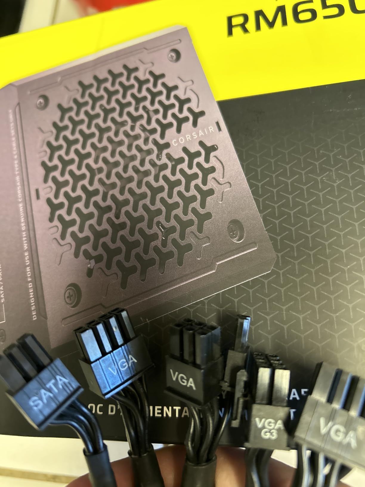 RM650e ATX 3.1 PCIe 5.1 Ready 650W Power Supply - Black | Native 12V-2x6 Cable Included, Low-Noise, Fully Modular, Cybenetics Gold, Modern Standby Mode, NA customer photo 2