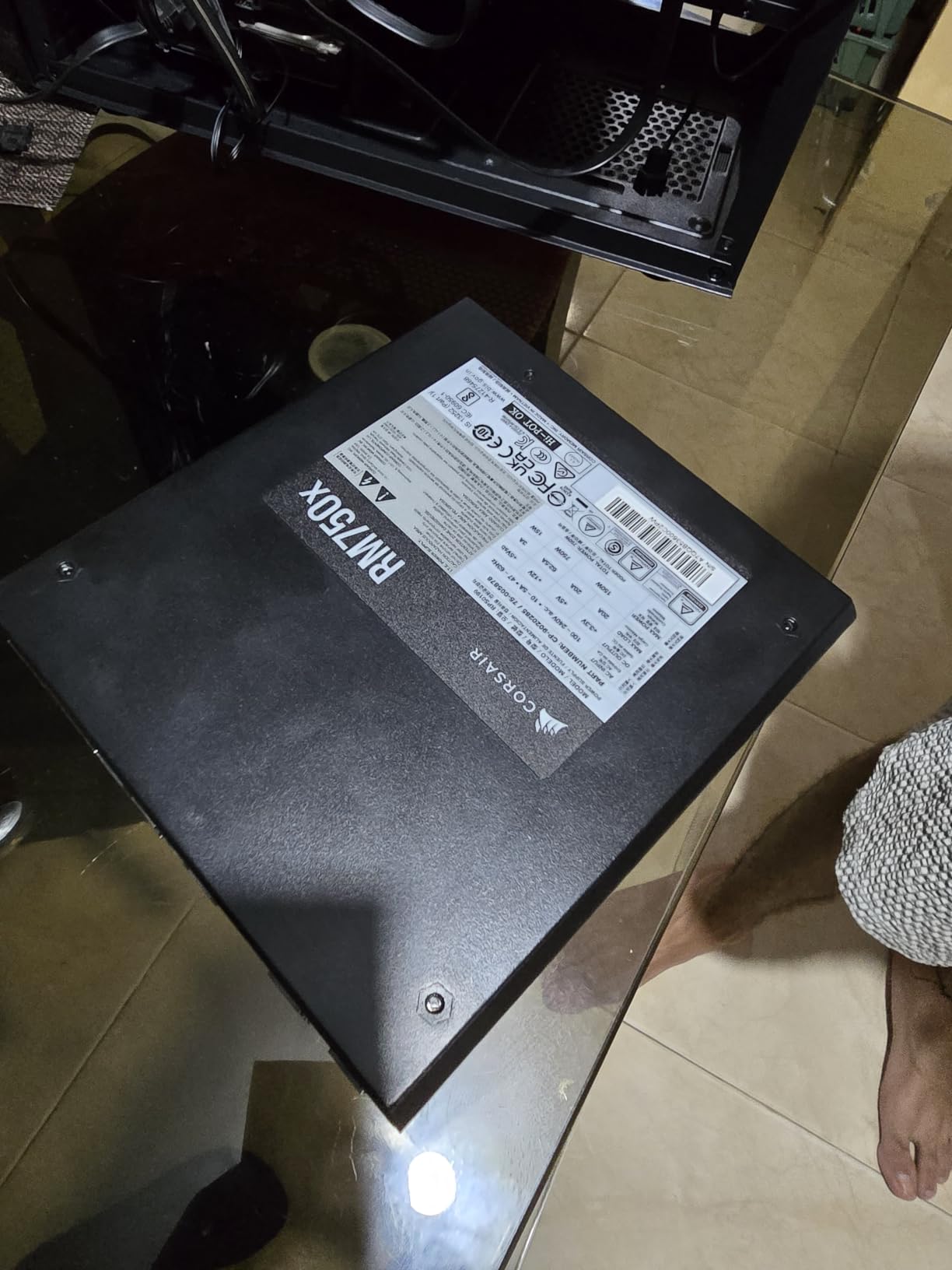 RM750x ATX 3.1 PCIe 5.1 750W Power Supply - Black | Native 12V-2x6 Connector, Fully Modular, Low-Noise, Cybenetics Gold, NA customer photo 1