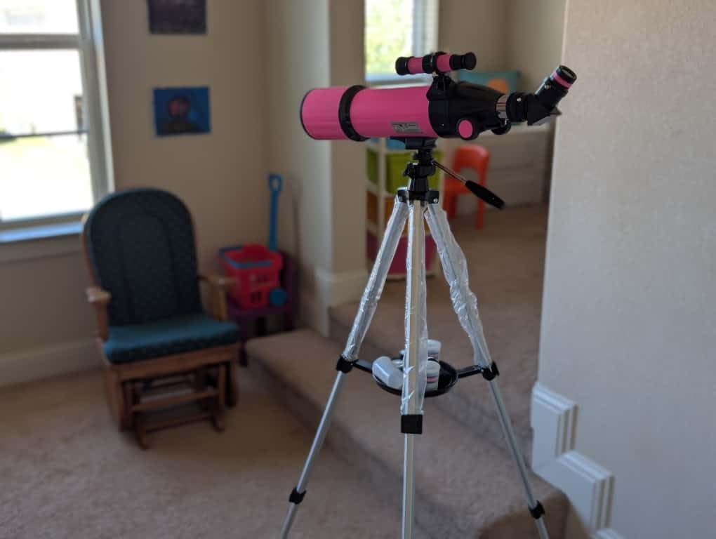 UncleHu 80mm Aperture, 600mm Refractor Travel Telescope for Adults and Kids | High Power,Telescopes with AZ Tripod, Phone Adapter and Carry Bag for Moon Viewing, Nature, Camping and Family Stargazing customer photo 2
