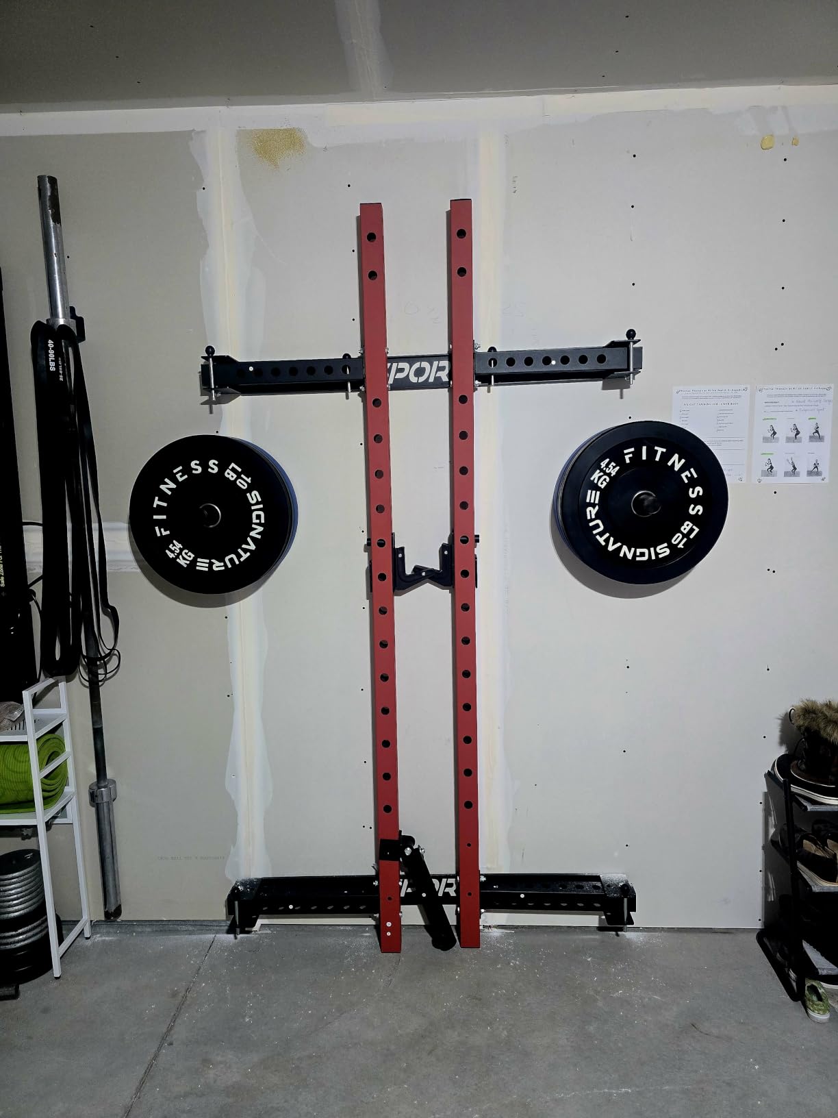 Garvee Folding Squat Rack, 2.36