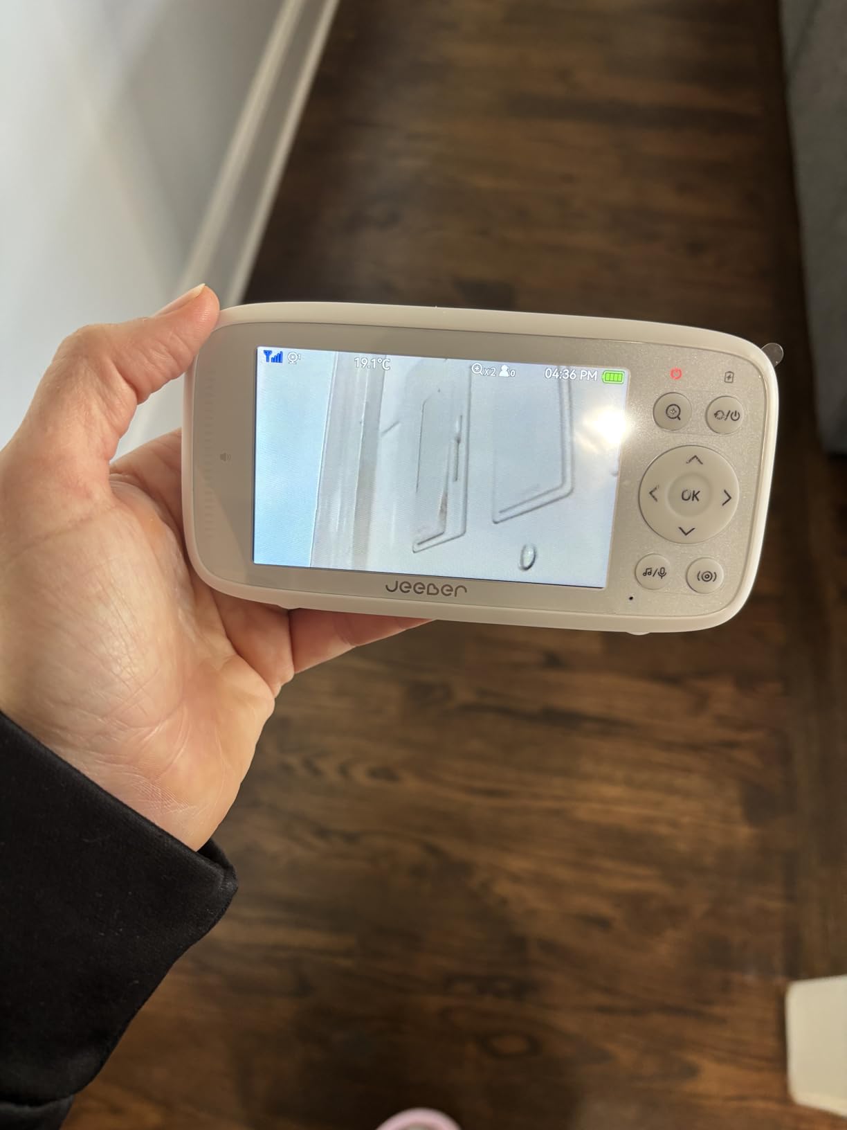1080P 2.4GHz WiFi Baby Monitor with Camera and Audio, 4