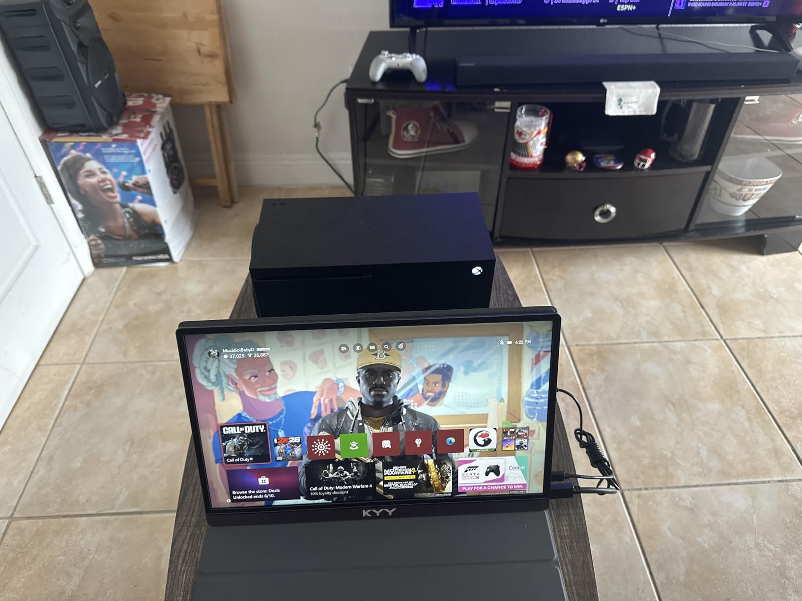 KYY 4K Portable Monitor for Laptop 15.6 inch UHD Laptop Monitor Portable VESA | Portable Gaming Monitor 3840x2160 IPS Portable Monitor VESA Mountable with 100% sRGB, HDR, Alloy, Computer Screen Extender customer photo 1