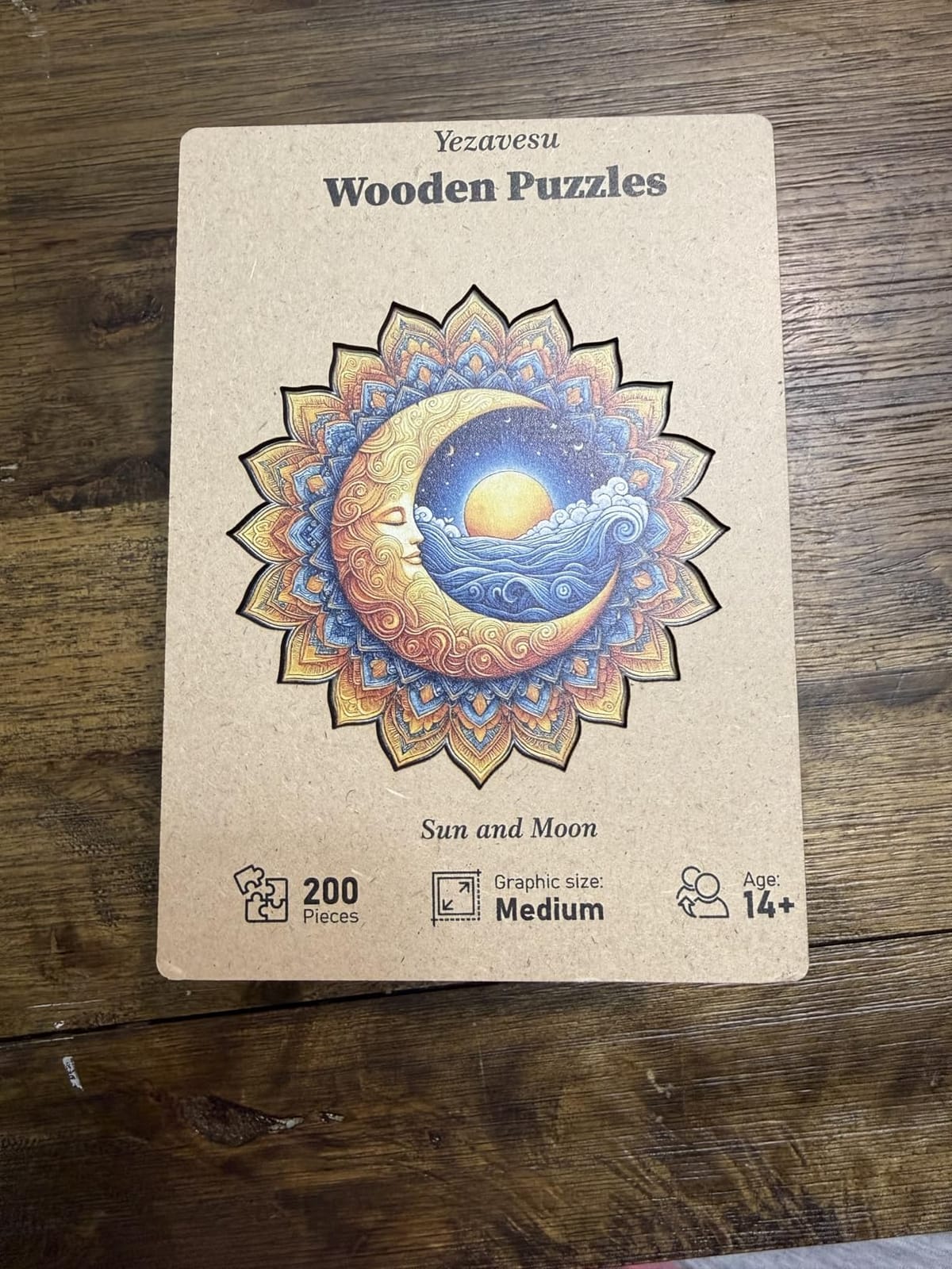 200 Pieces Flowers Wooden Puzzles for Adults 10.23x11.6 Inch | Hydrangea Unique Shaped Wooden Jigsaw Puzzles for Adults, Irregular Adult Wood Puzzle Creative Gift for Family Game customer photo 2