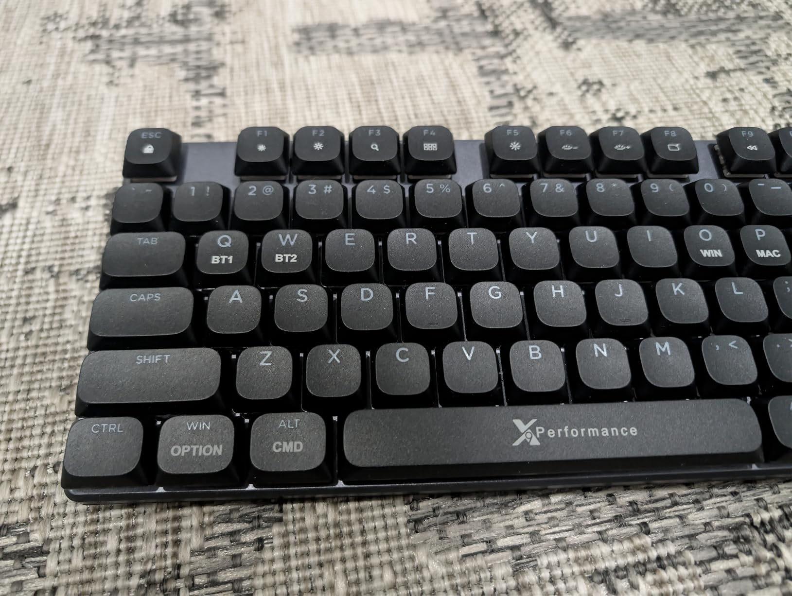 X9 Slim Mechanical Keyboard Wireless - Low Profile Red Switches, Triple Mode (Bluetooth + 2.4GHz + USB), Full Size 107-Key with Number Pad, Backlit, Rechargeable - Quiet Typing for Mac and PC customer photo 2